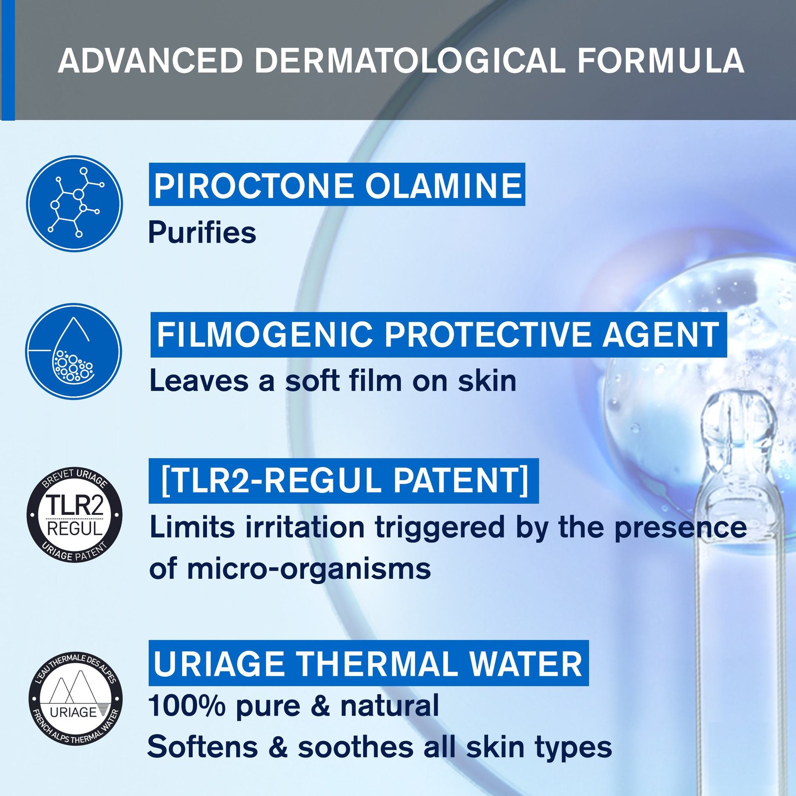 Uriage D.S. Regulating Foaming Gel 150ml