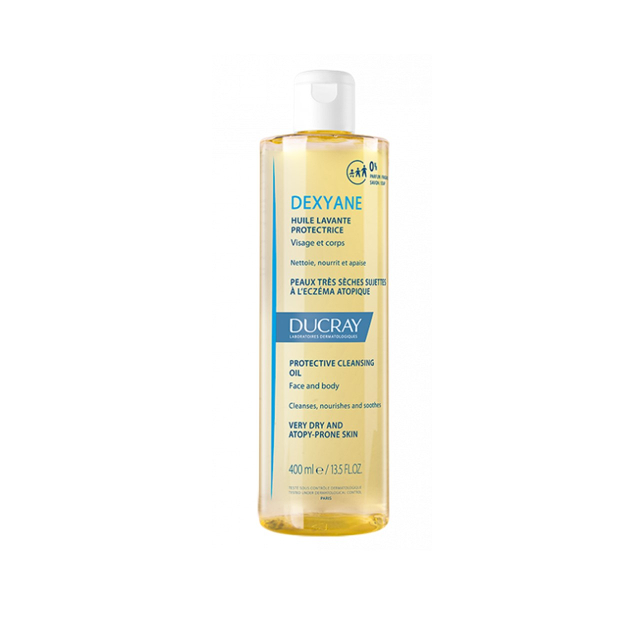 Ducray Dexyane Aceite Limpiador Protector Sin Perfume 400ml