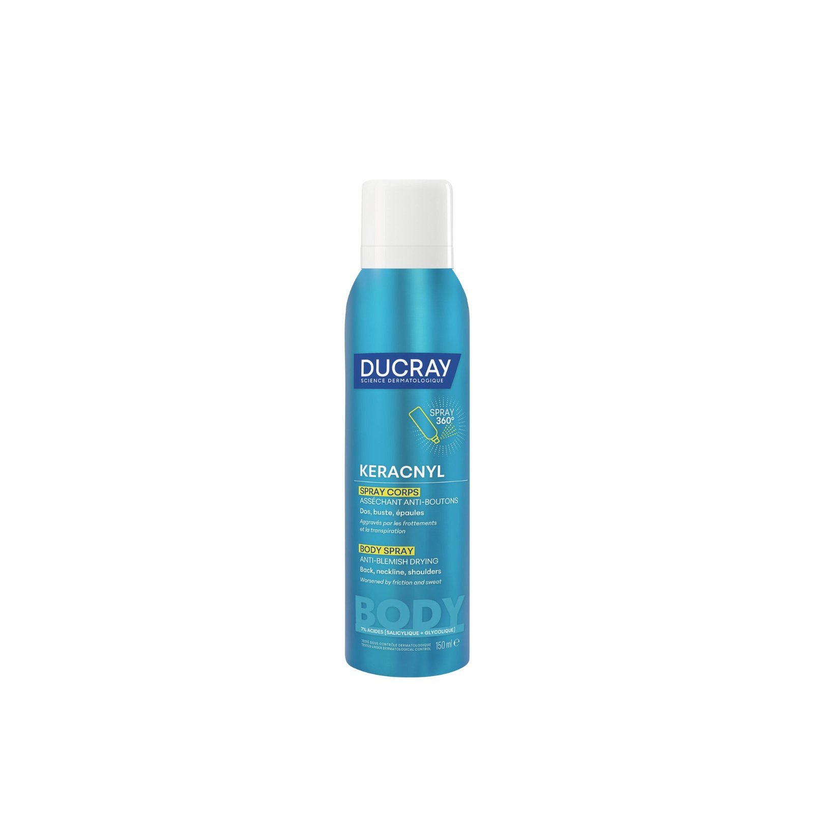Ducray Keracnyl Body Spray Anti-Blemish Drying 150ml