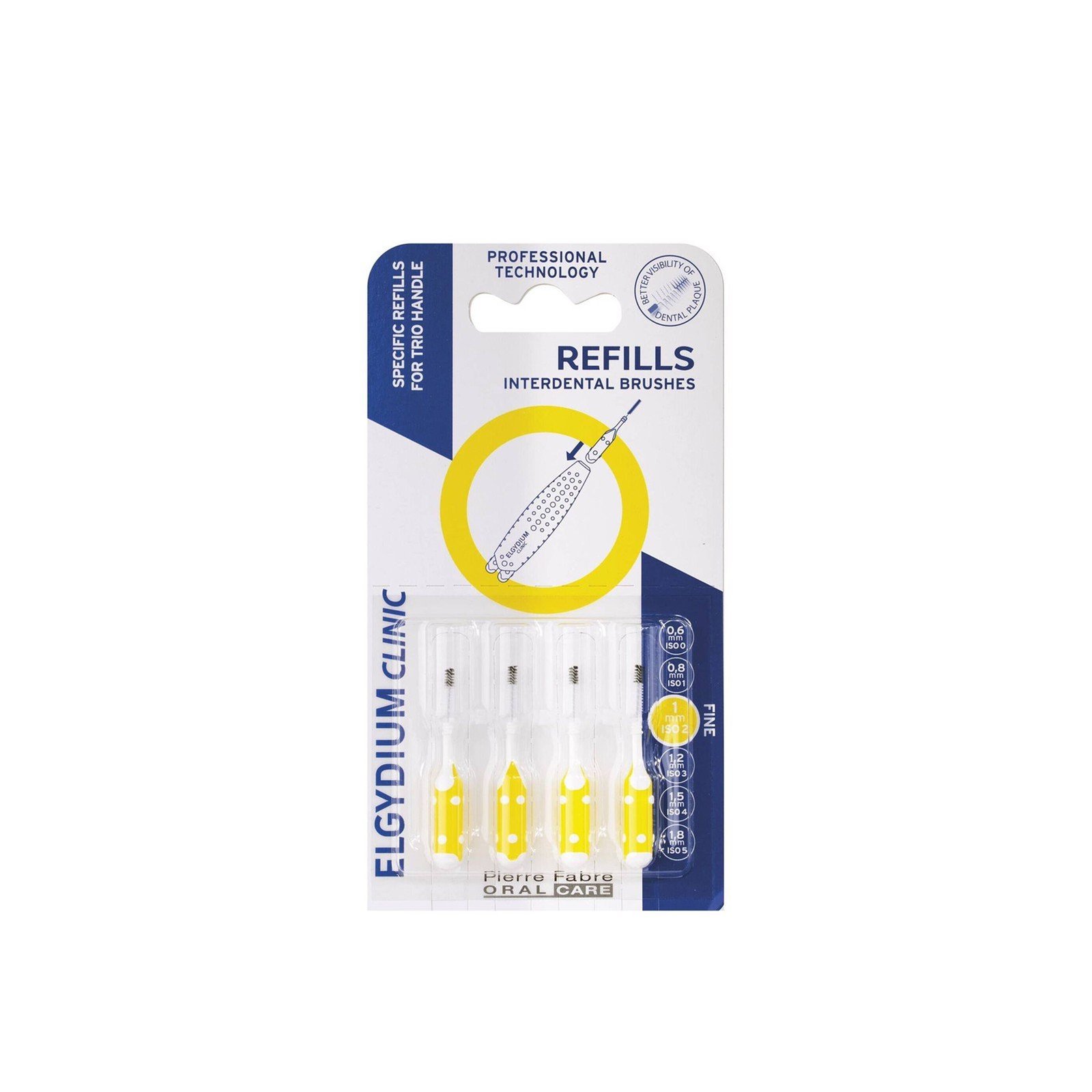 Elgydium Clinic Brossettes Interdentaires Recharge ISO 2 x4