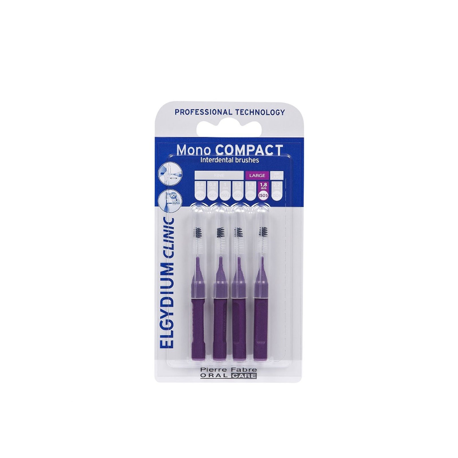 Elgydium Clinic Mono Compact Interdental Brushes