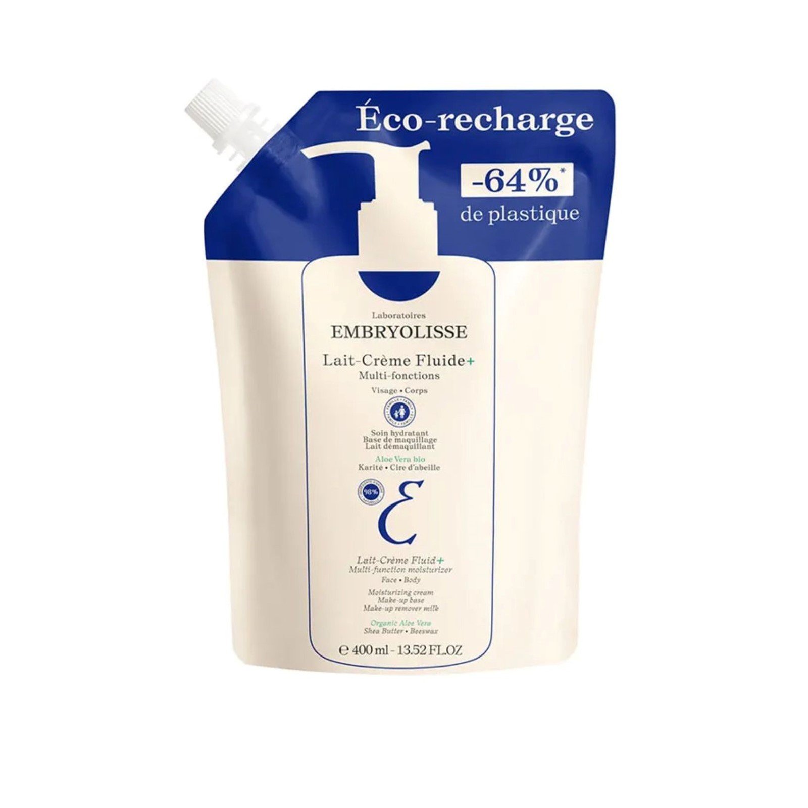 Embryolisse Lait-Crème Fluid+ Multi-Function Moisturizer Eco-Refill 400ml