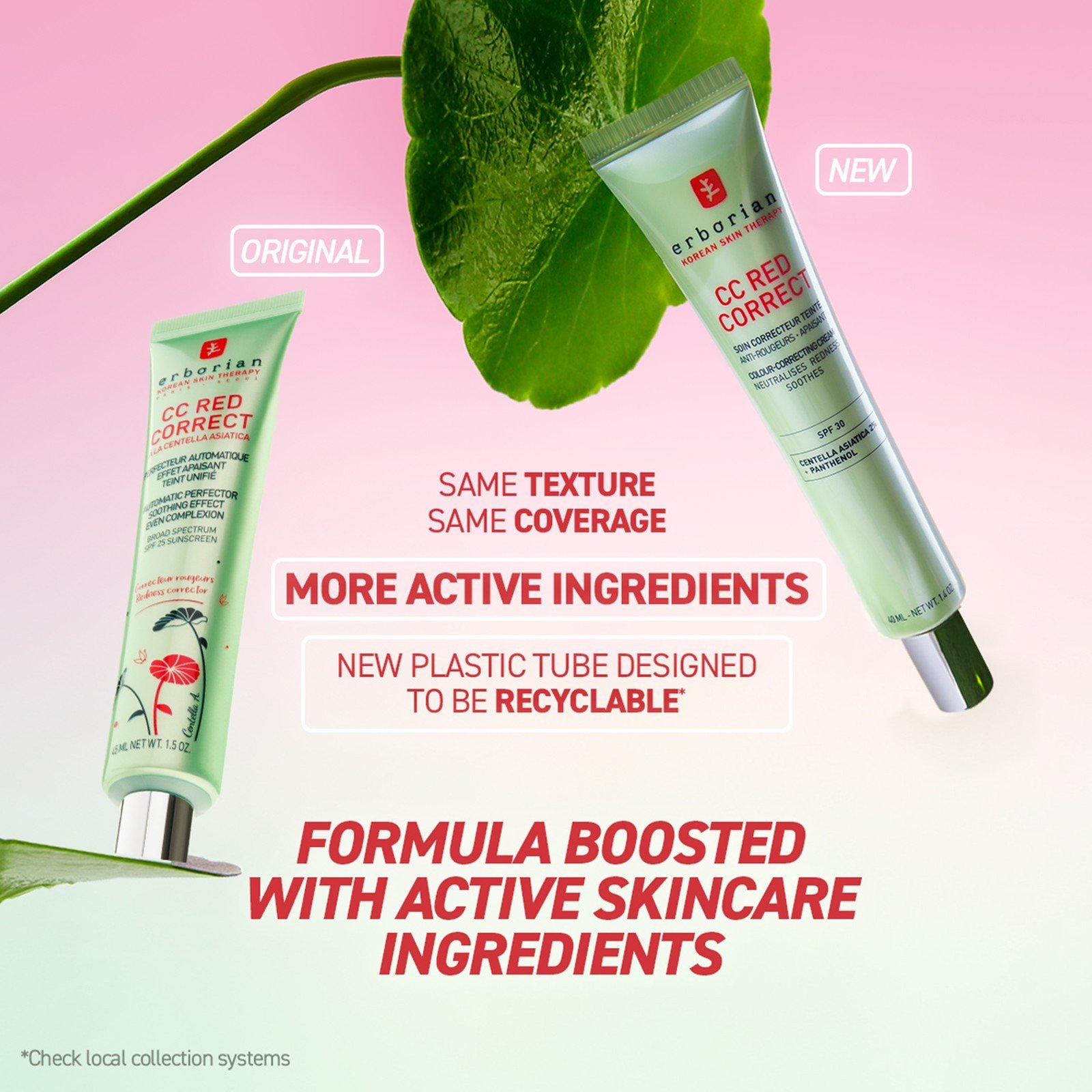 Erborian CC Red Correct Anti-Rötungen SPF30 15ml