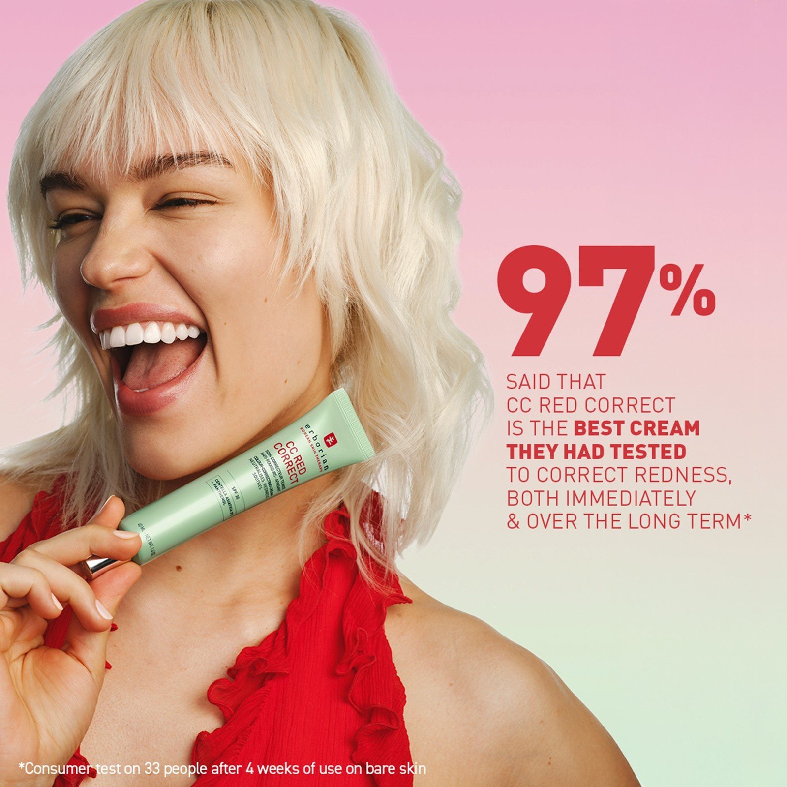 Erborian CC Red Correct Anti-Rötungen SPF30 15ml