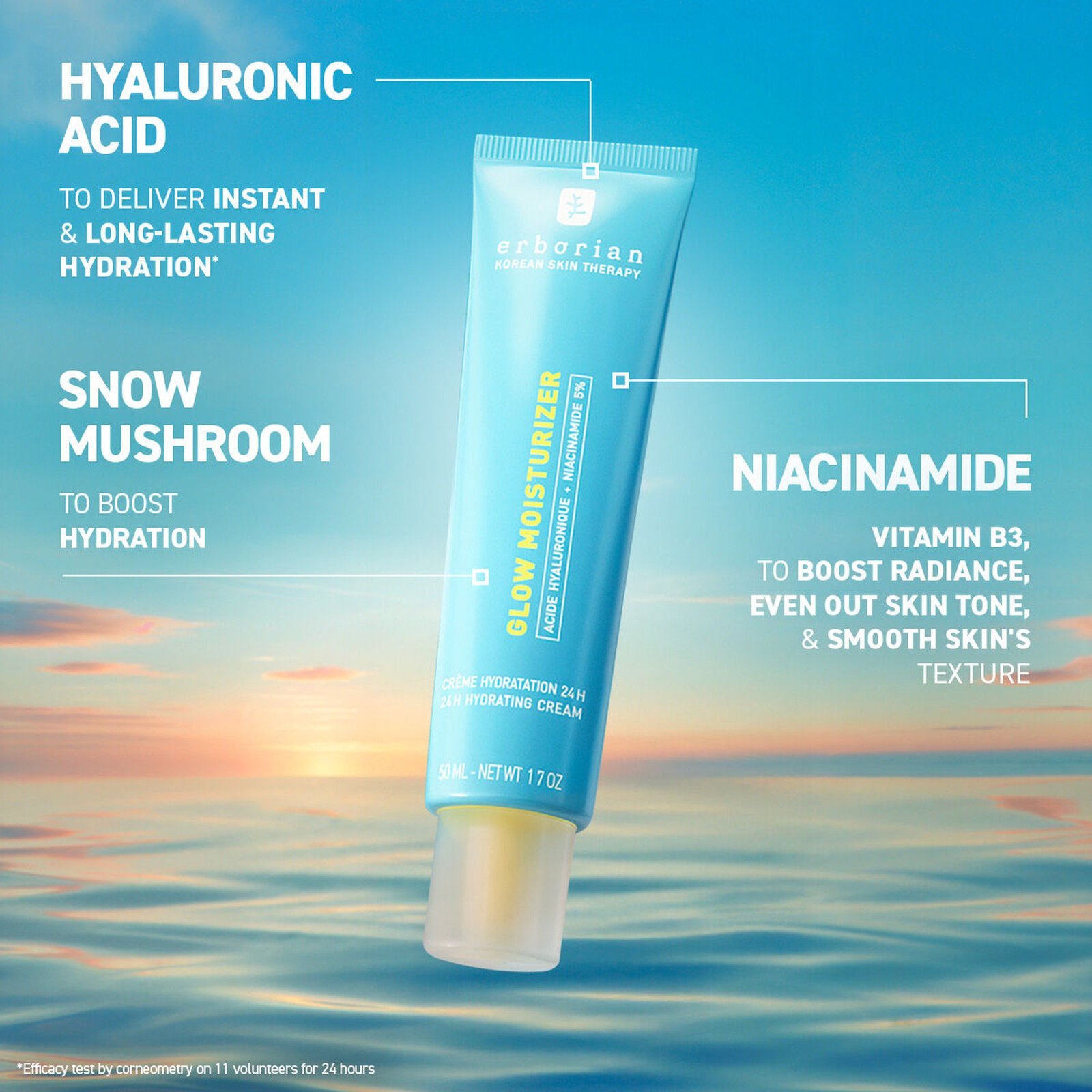 Erborian Glow Feuchtigkeitscreme 50ml