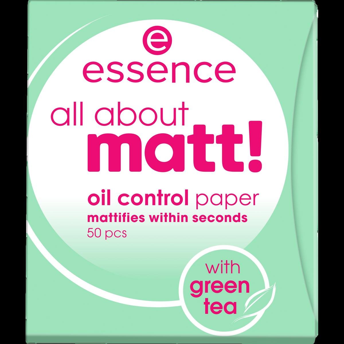 essence All About Matt! Oliekontrollerende Papir x50