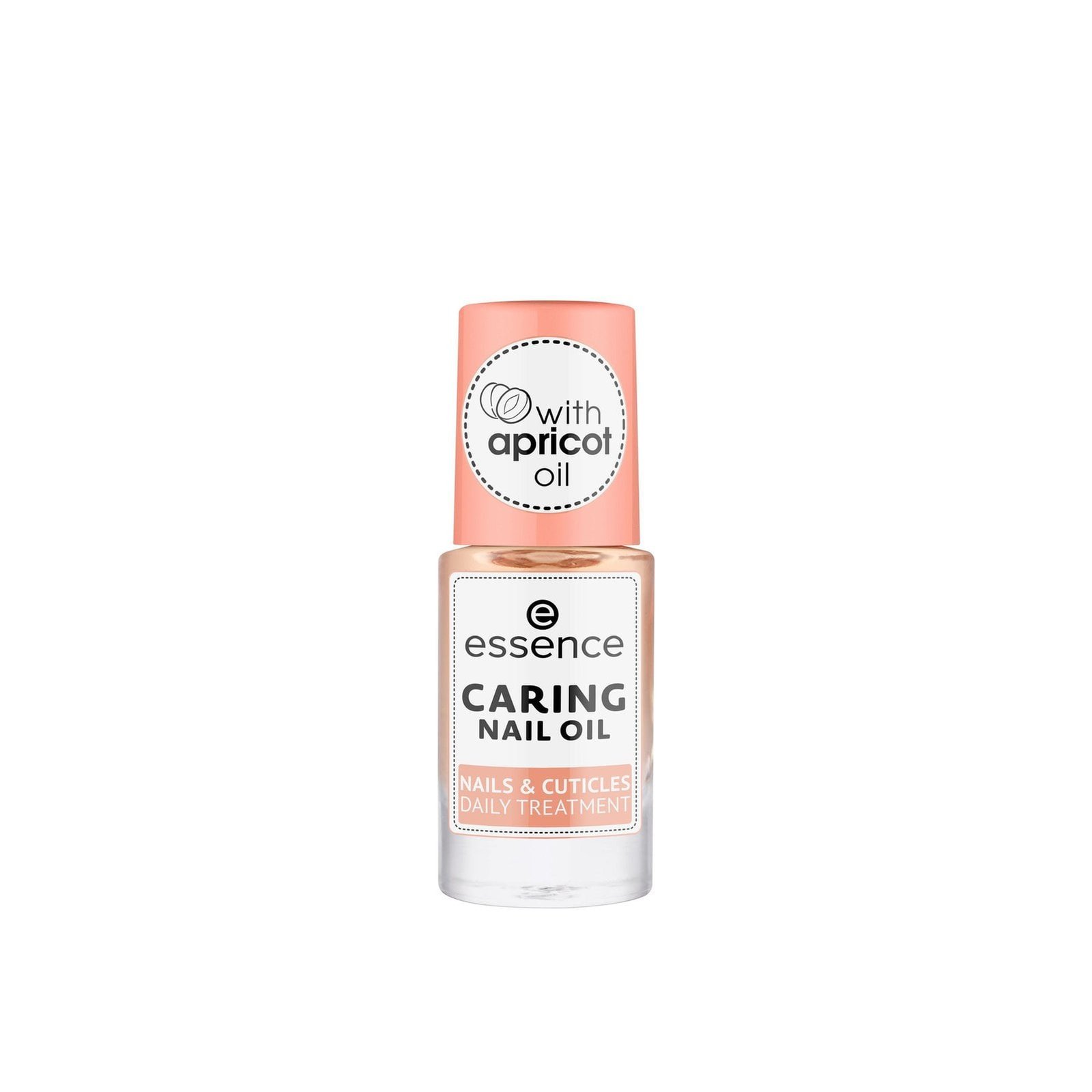 essence Aceite nutritivo para uñas y cutículas «Caring Nail» — Tratamiento diario — 8 ml