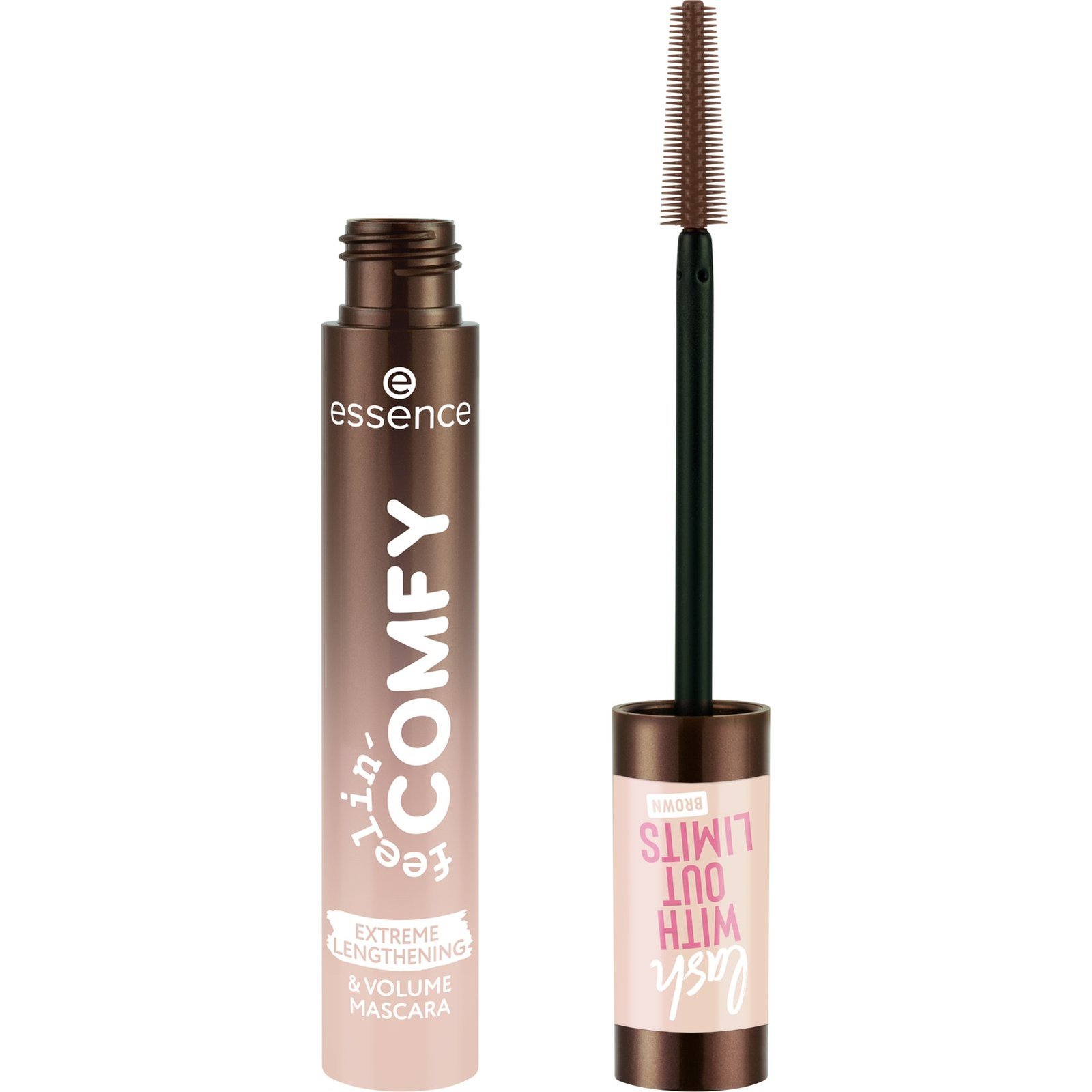 essence Feelin' Comfy Lash Without Limits Brown Extreme Lengthening & Volume Mascara 01 Lash Cocoon 13ml