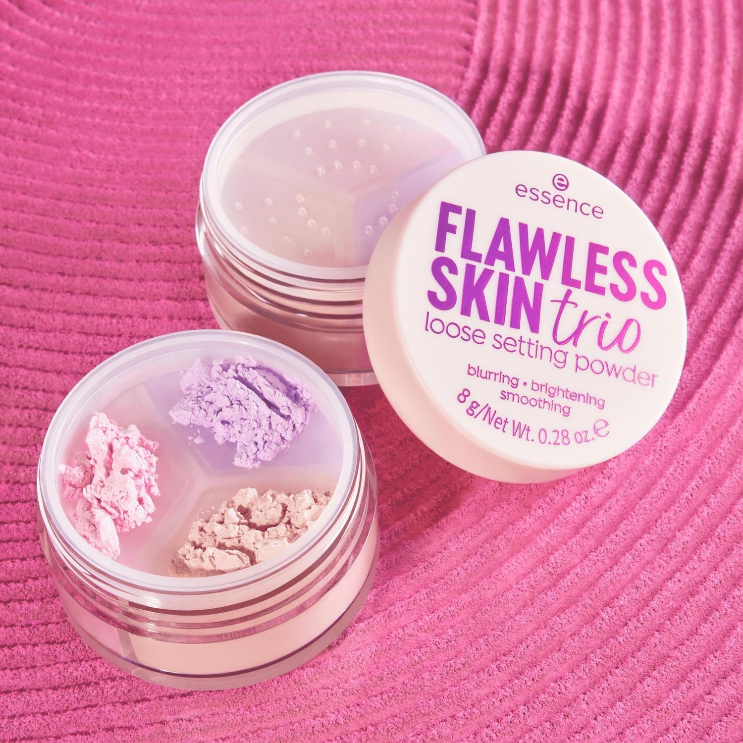 essence Flawless Skin Trio Loose Setting Powder 10 8g