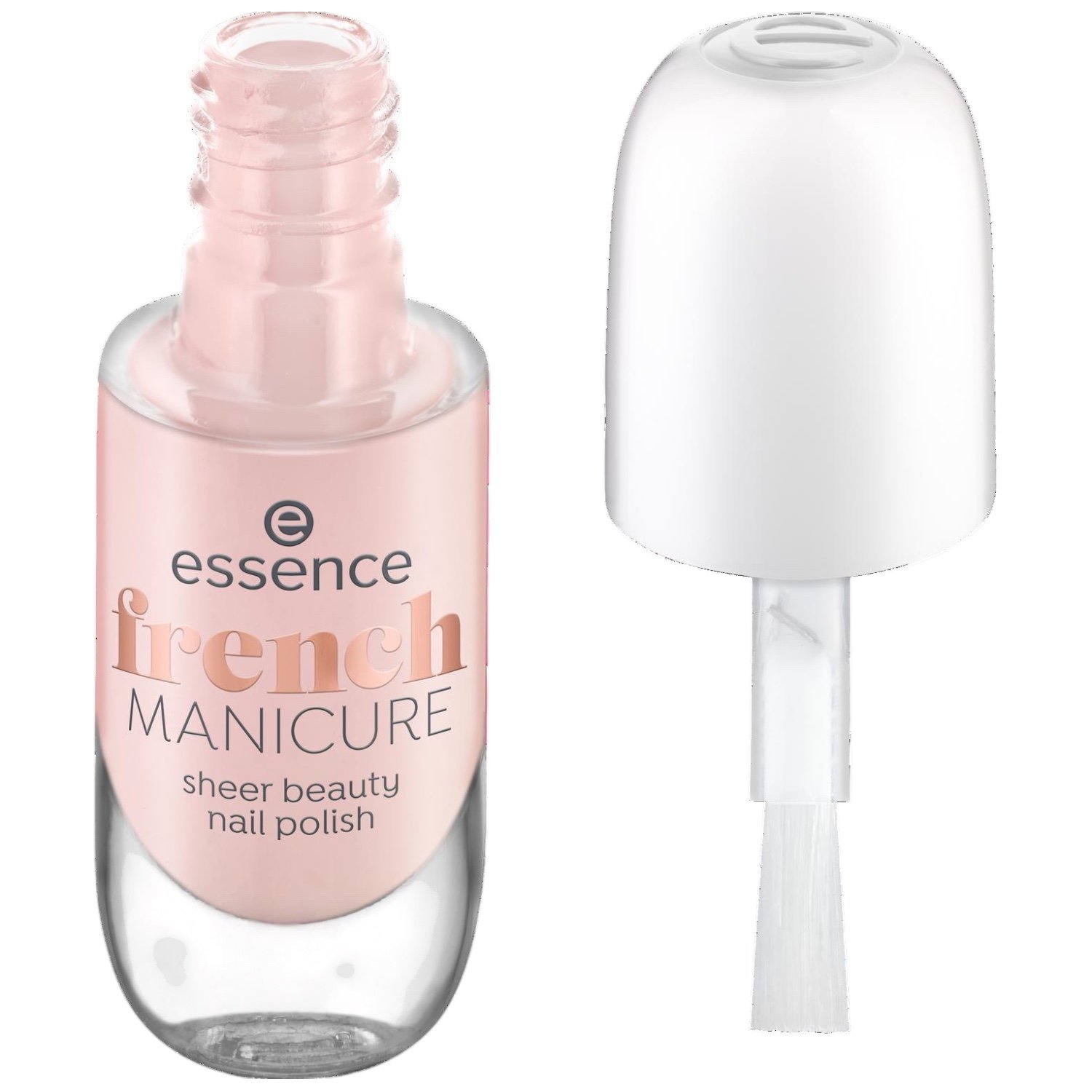 essence french Manicure Sheer Beauty Nail Polish 01 Peach Please! 8ml
