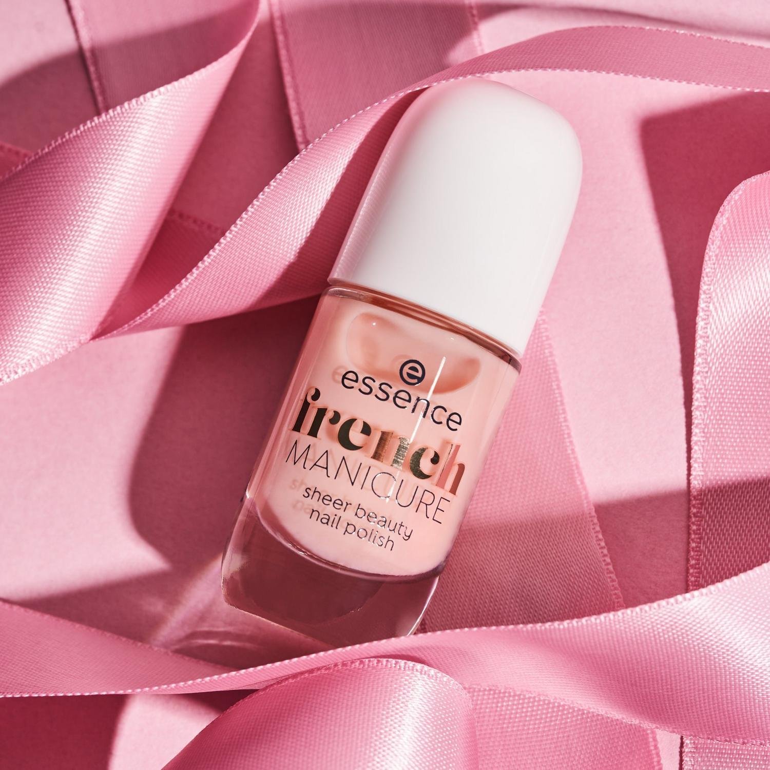 essence french Manicure Sheer Beauty Nail Polish 01 Peach Please! 8ml