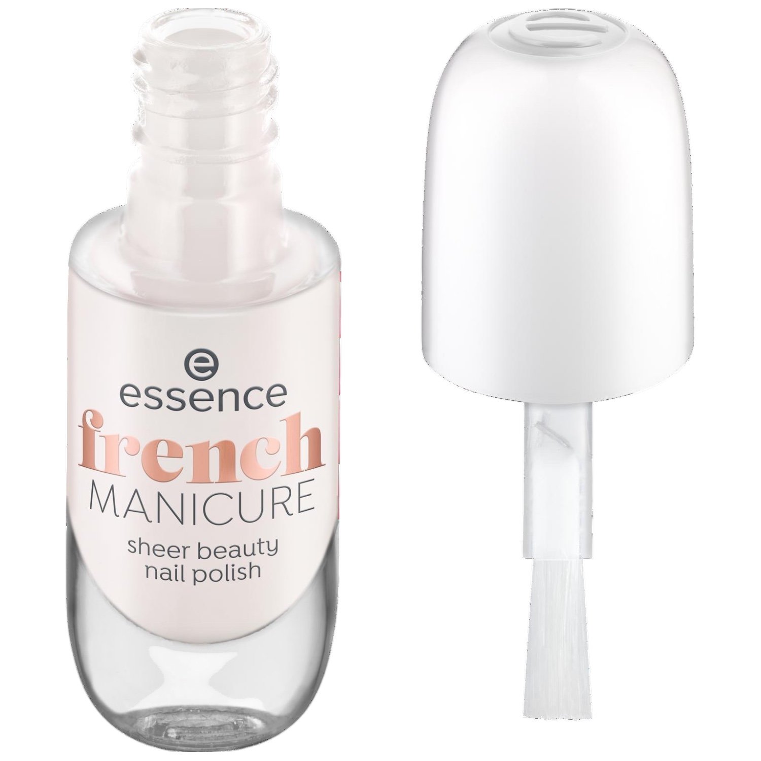 essence french Manicure Sheer Beauty Nail Polish 02 Rosé on Ice 8ml