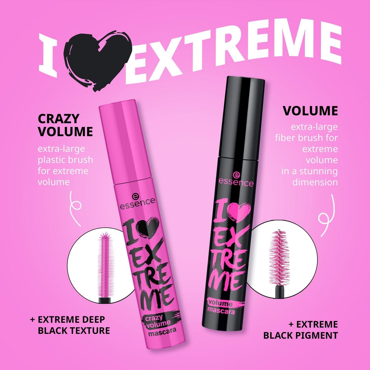 essence I Love Extreme Volume Mascara 12ml