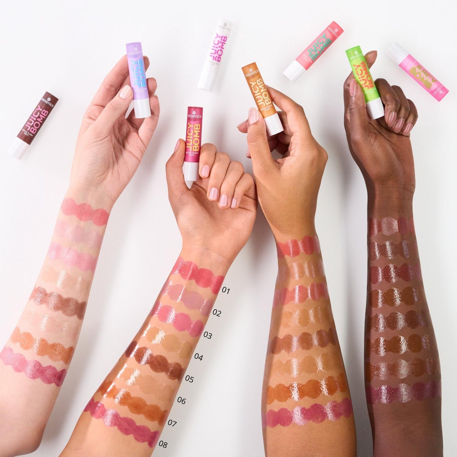 essence JUICY BOMB Glossy Butter Balm 02 So Berry Cute 2.5g