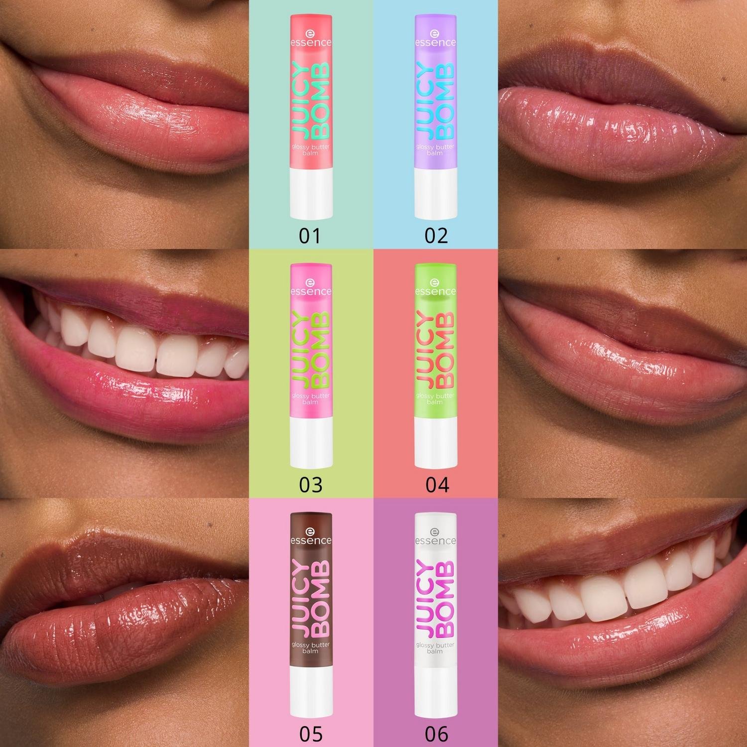 essence JUICY BOMB Glossy Butter Balm 02 So Berry Cute 2.5g