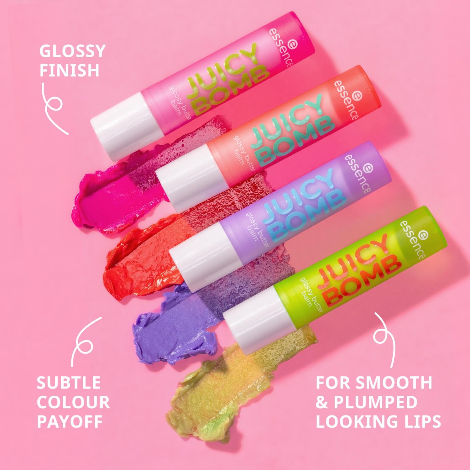 essence JUICY BOMB Glossy Butter Balm 04 Kiwi To My Heart 2.5g