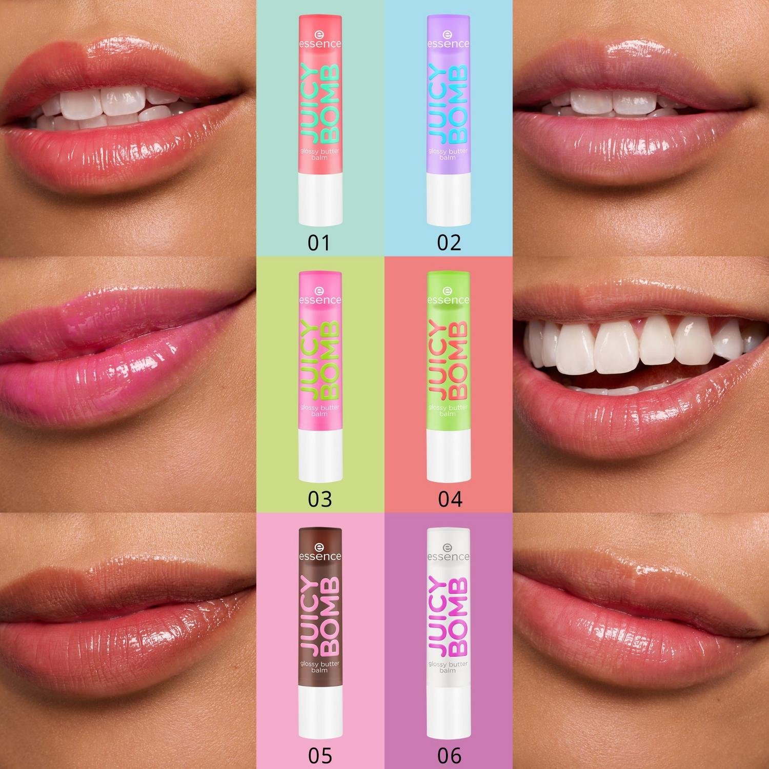 essence JUICY BOMB Glossy Butter Balm 04 Kiwi To My Heart 2.5g
