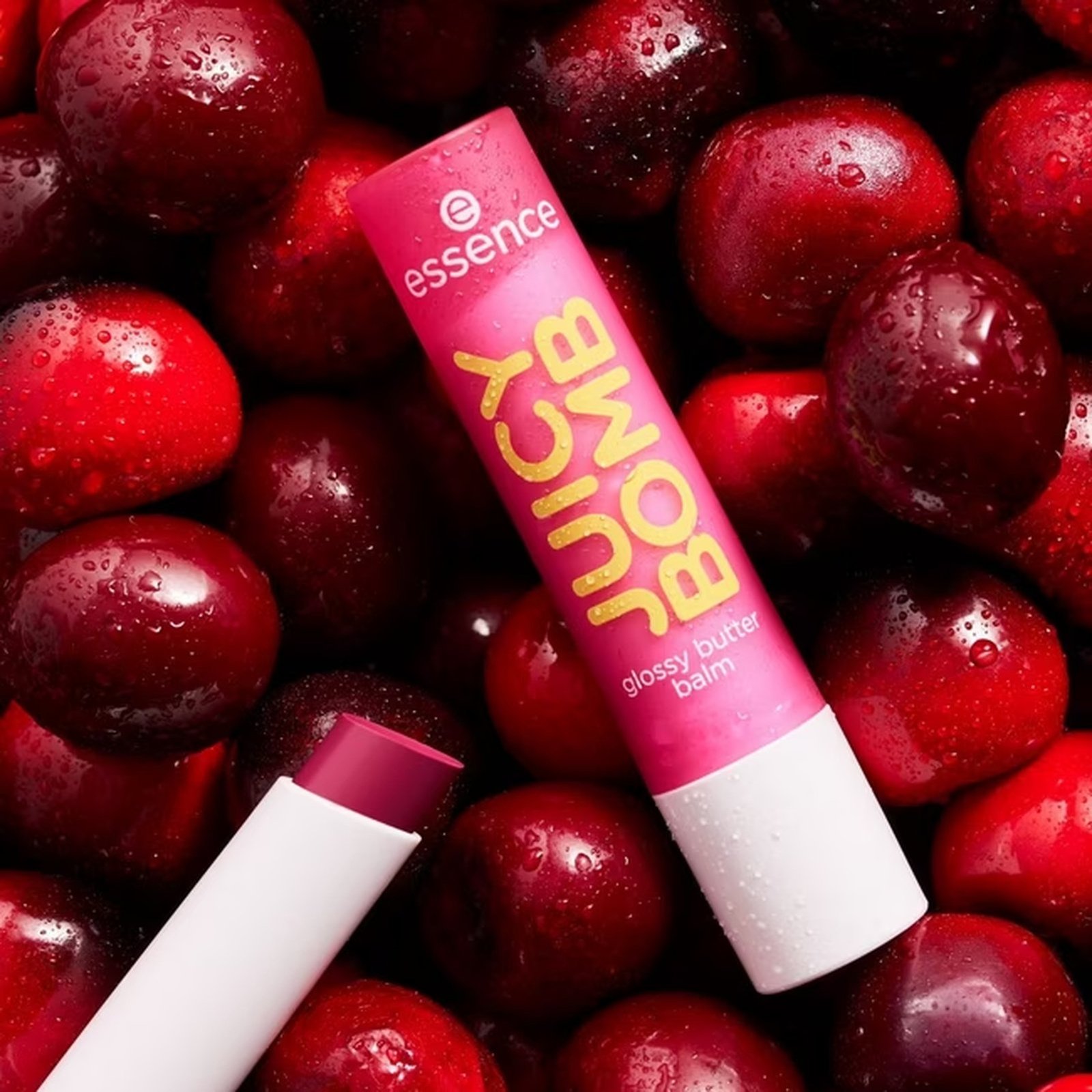 essence JUICY BOMB Glossy Butter Balm 08 Cherrything I Want 2.5g