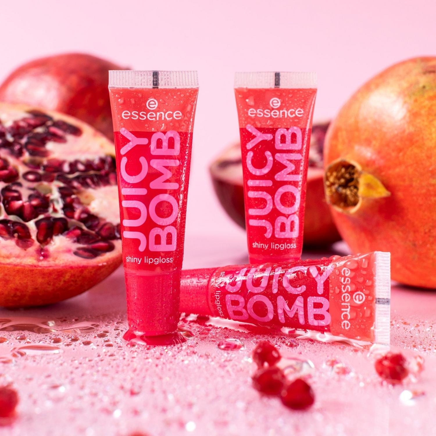 essence Juicy Bomb Brillo de Labios Brillante 104 Poppin Pomegranate 10ml (0.33floz)