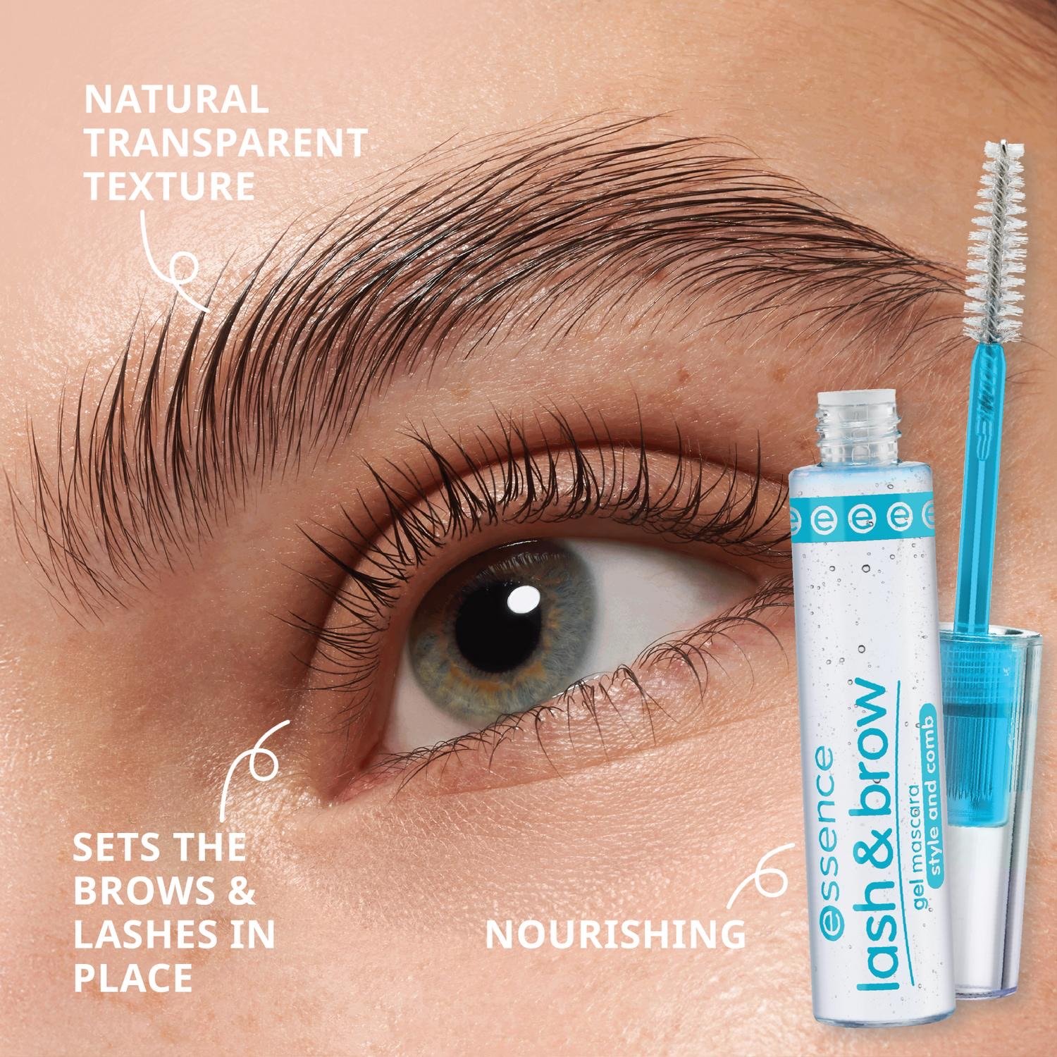 essence Máscara en Gel para Pestañas y Cejas 9ml