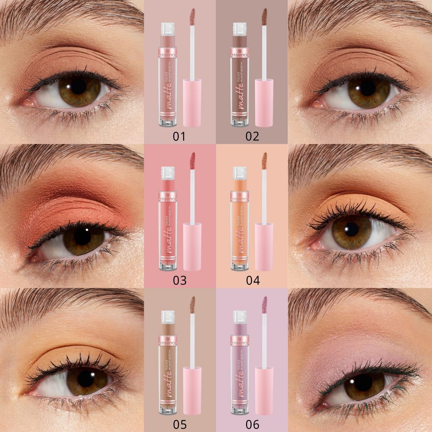 essence Matte Waterproof Liquid Eyeshadow 01 Bare Bliss 3ml