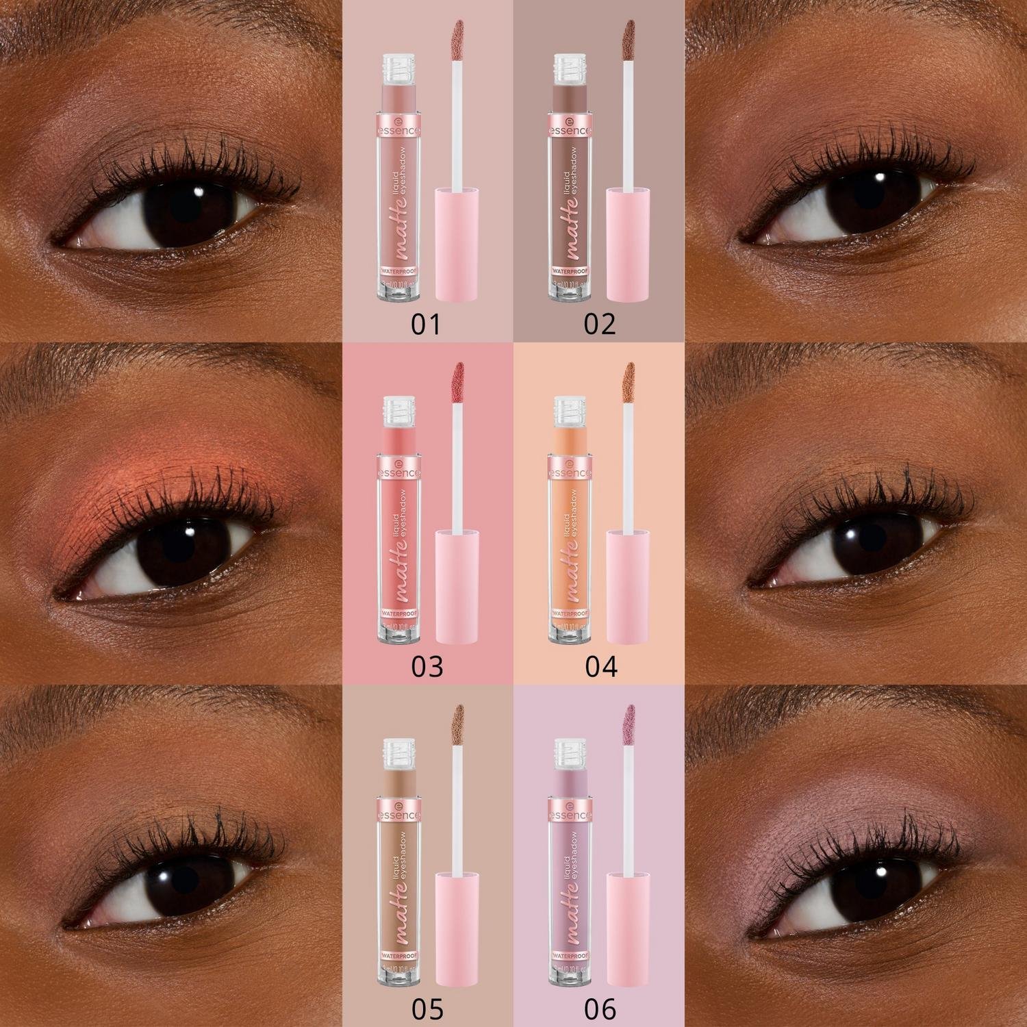 essence Matte Waterproof Liquid Eyeshadow 02 Cocoa Crush 3ml