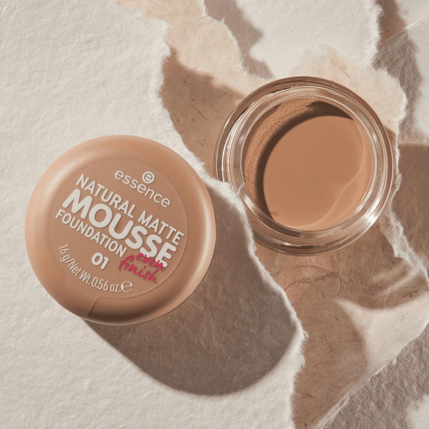 essence Natural Matte Mousse Foundation 01 16g