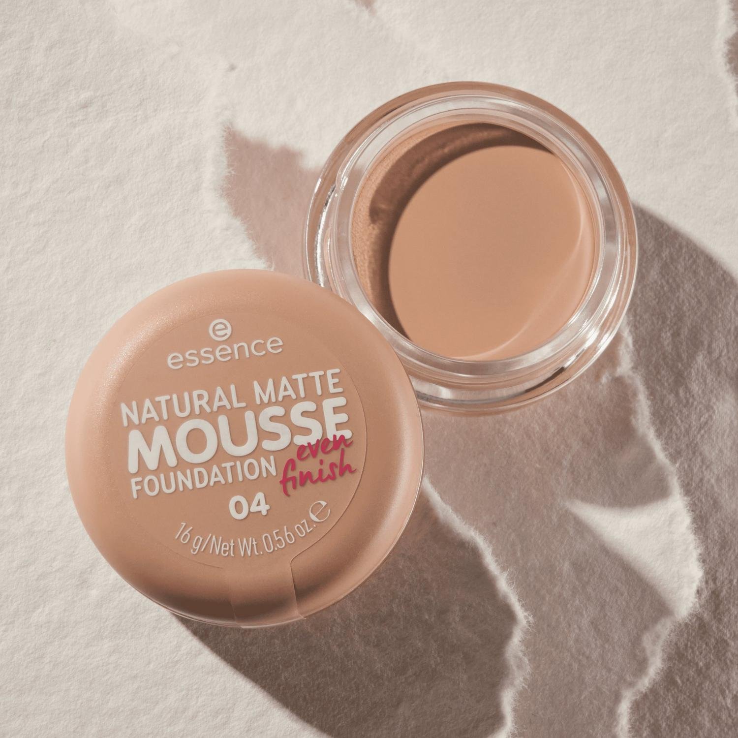 essence Natural Matte Mousse Base de Maquillaje 04 16g