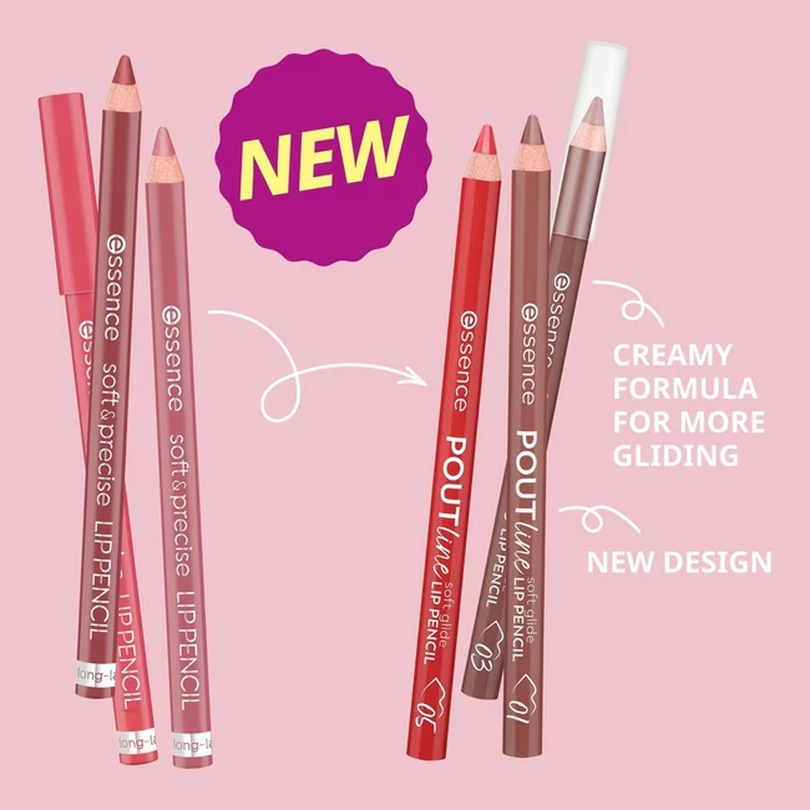 essence POUTline قلم شفاه ناعم الانزلاق 04 Cocoa Me Crazy 0.62g