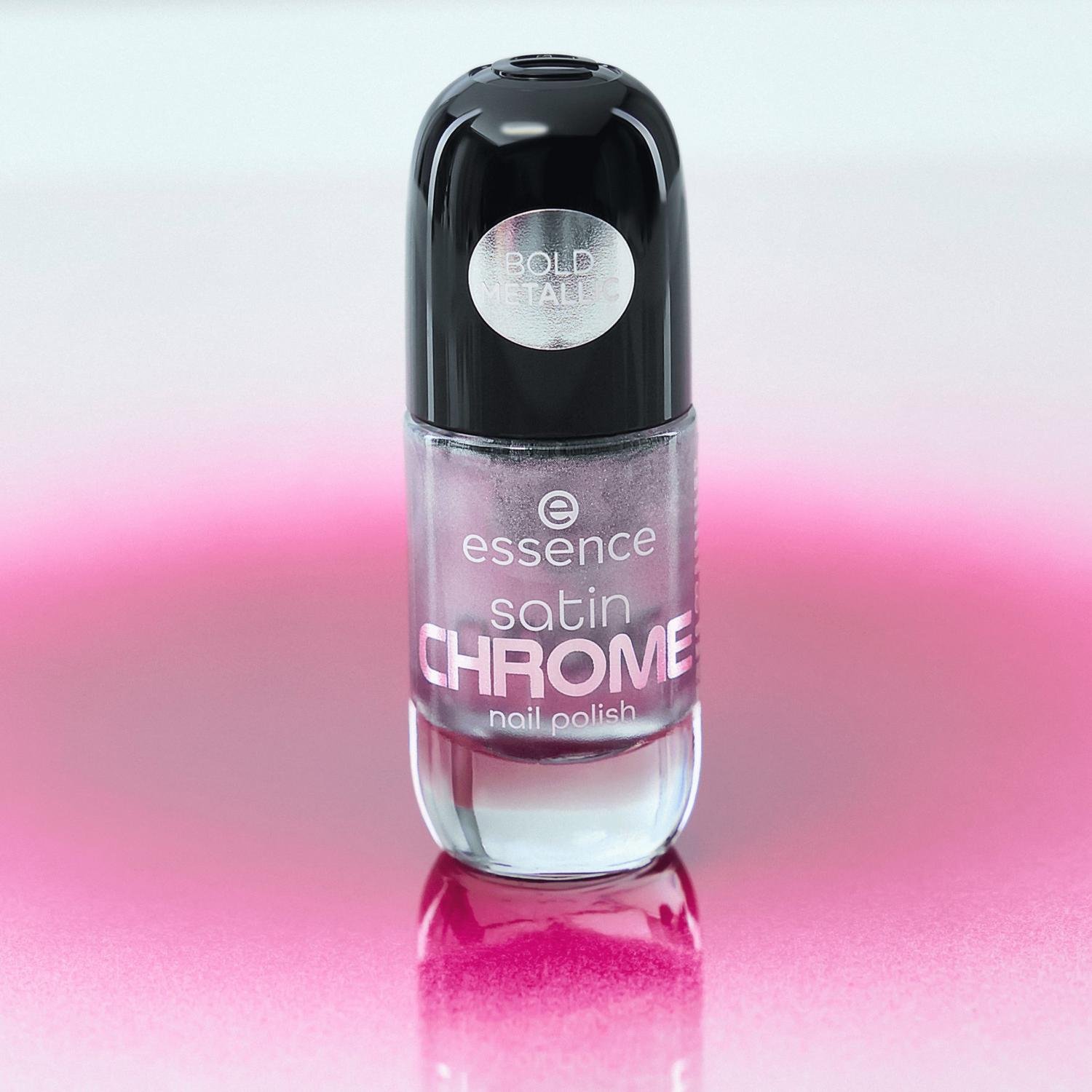 essence Satin Chrome Vernis à Ongles 04 SteelGPT 8ml