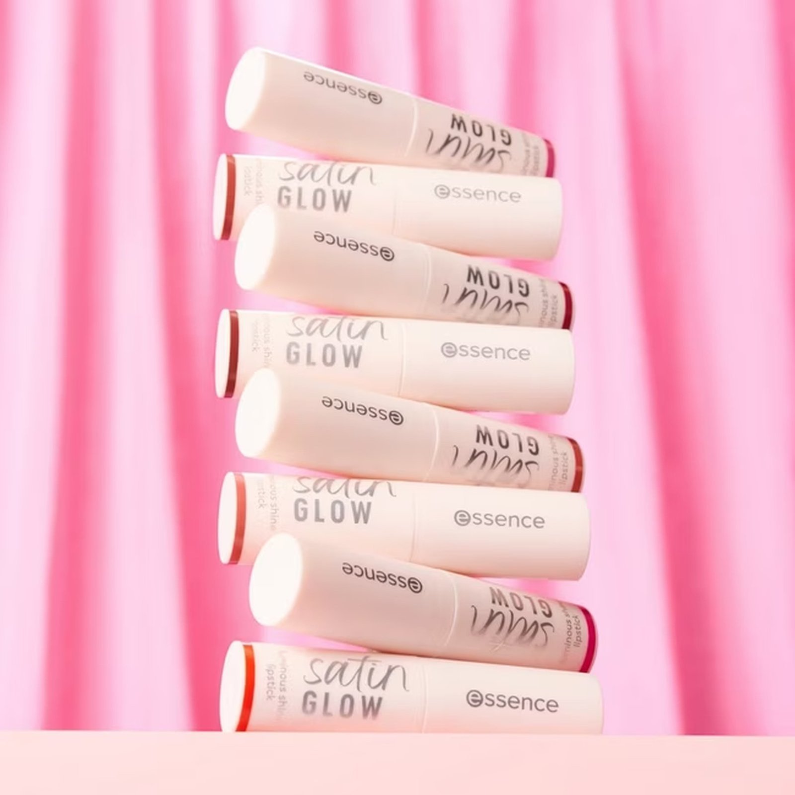 essence Satin Glow Luminous Shine Lipstick 08 Fuchsionista 3.5g
