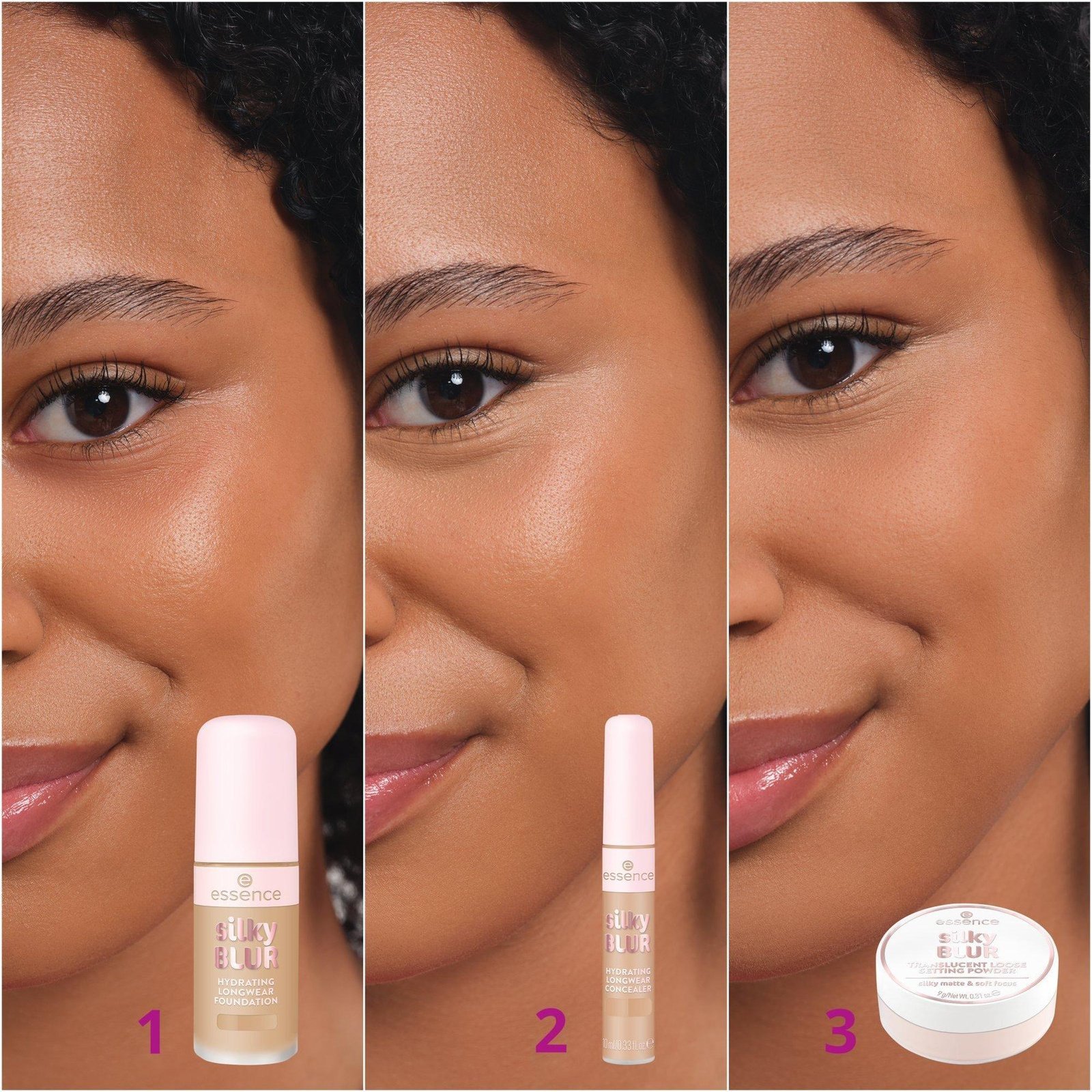 essence Silky Blur Hydrating Longwear Foundation 110 30ml