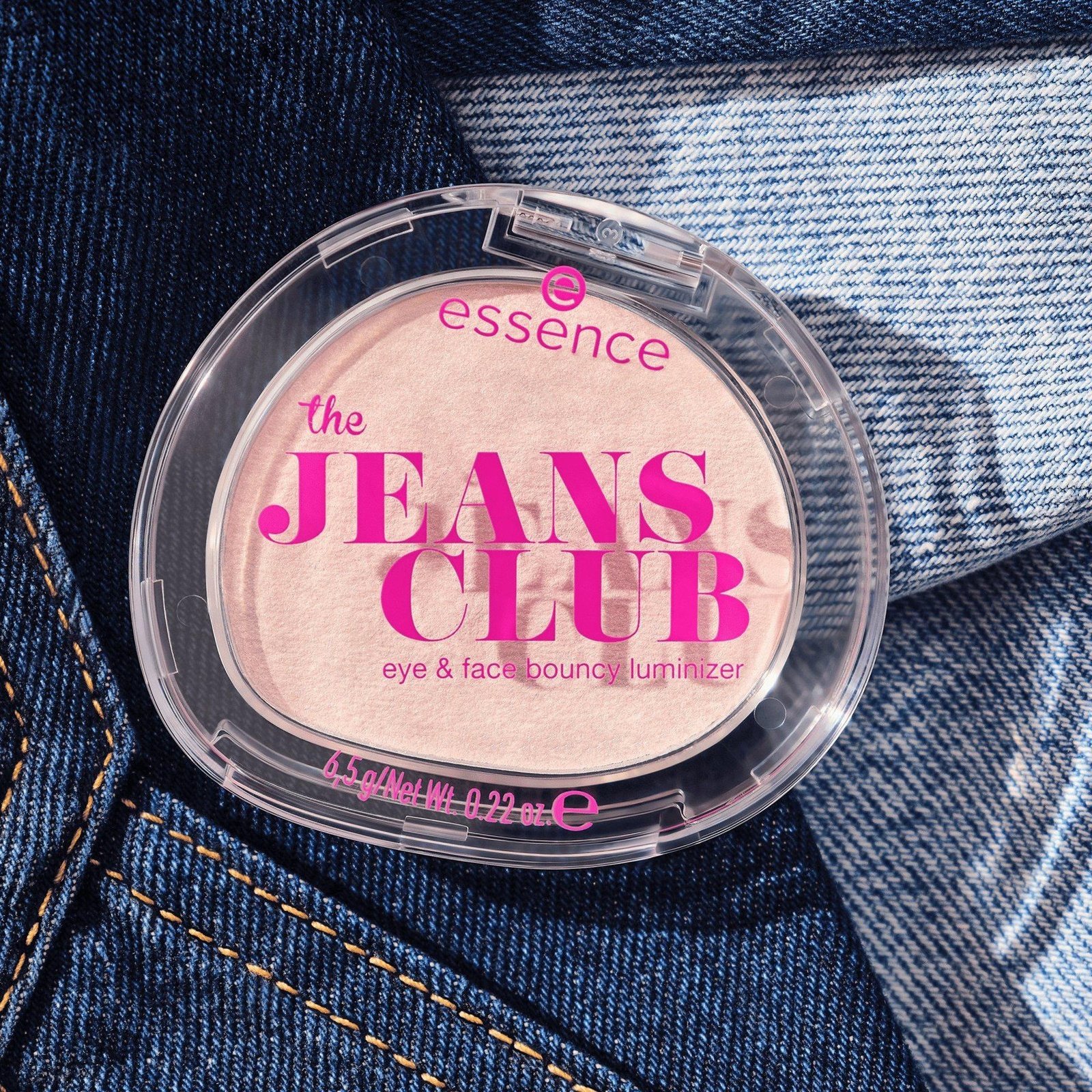essence The Jeans Club Eye & Face Bouncy Luminizer 01 So Dazzling Denim 6.5g