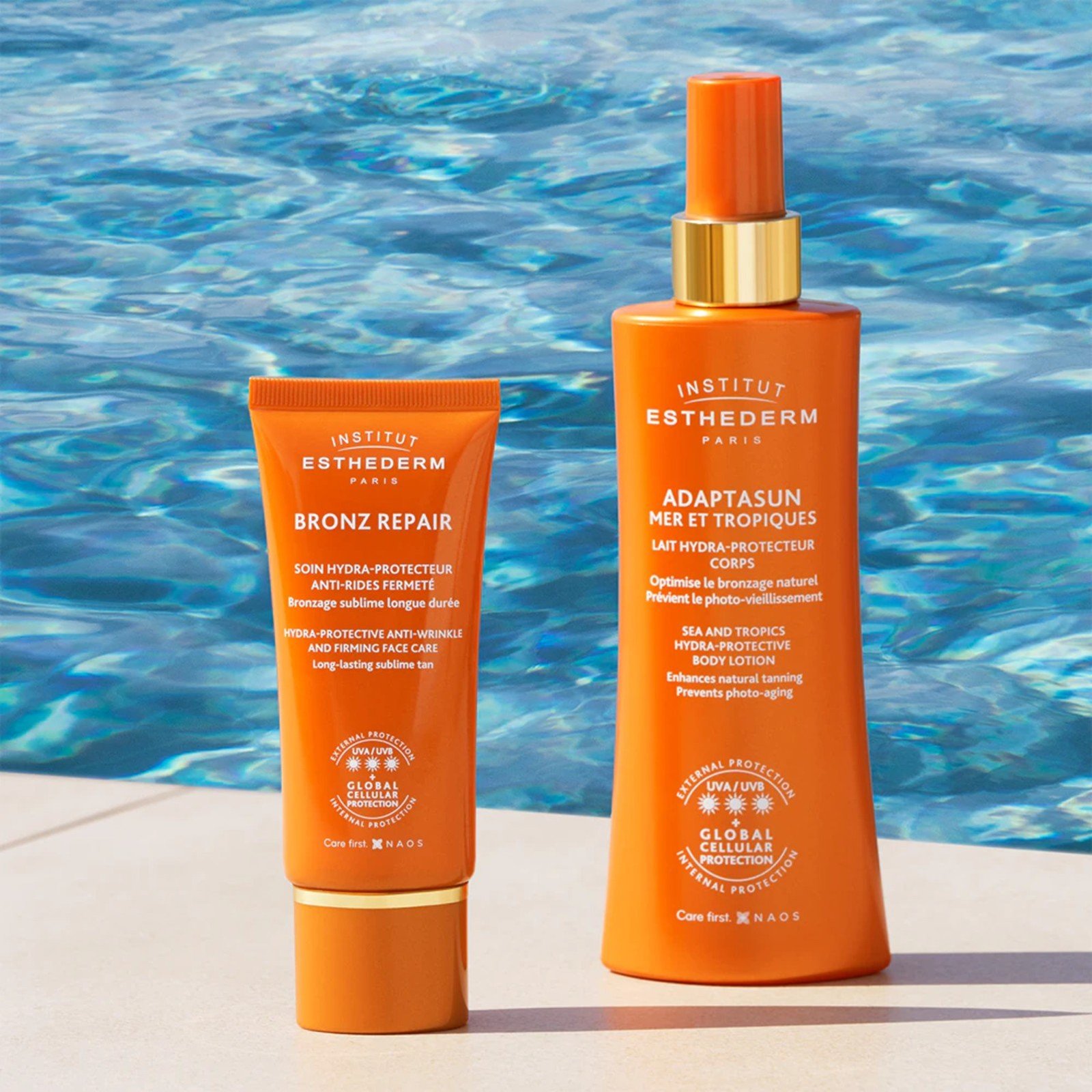 Esthederm Sun Adaptasun Sea & Tropics Body Lotion Strong Sun Sunscreen 200ml (6.76floz)