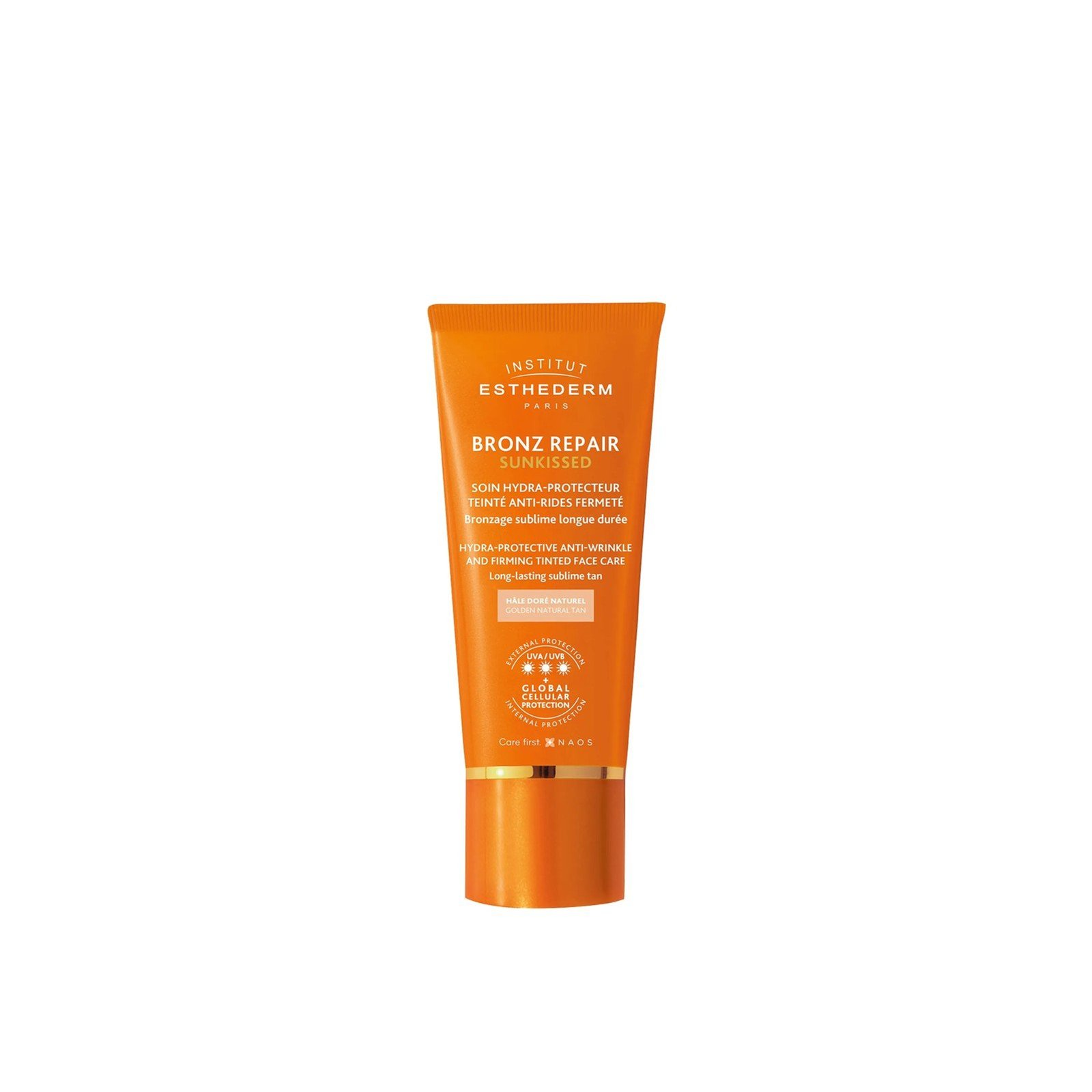 Esthederm Sun Bronz Repair Sunkissed Feuchtigkeitsspendende, schützende, faltenreduzierende und straffende getönte Gesichtspflege mit Sonnenschutz 50ml