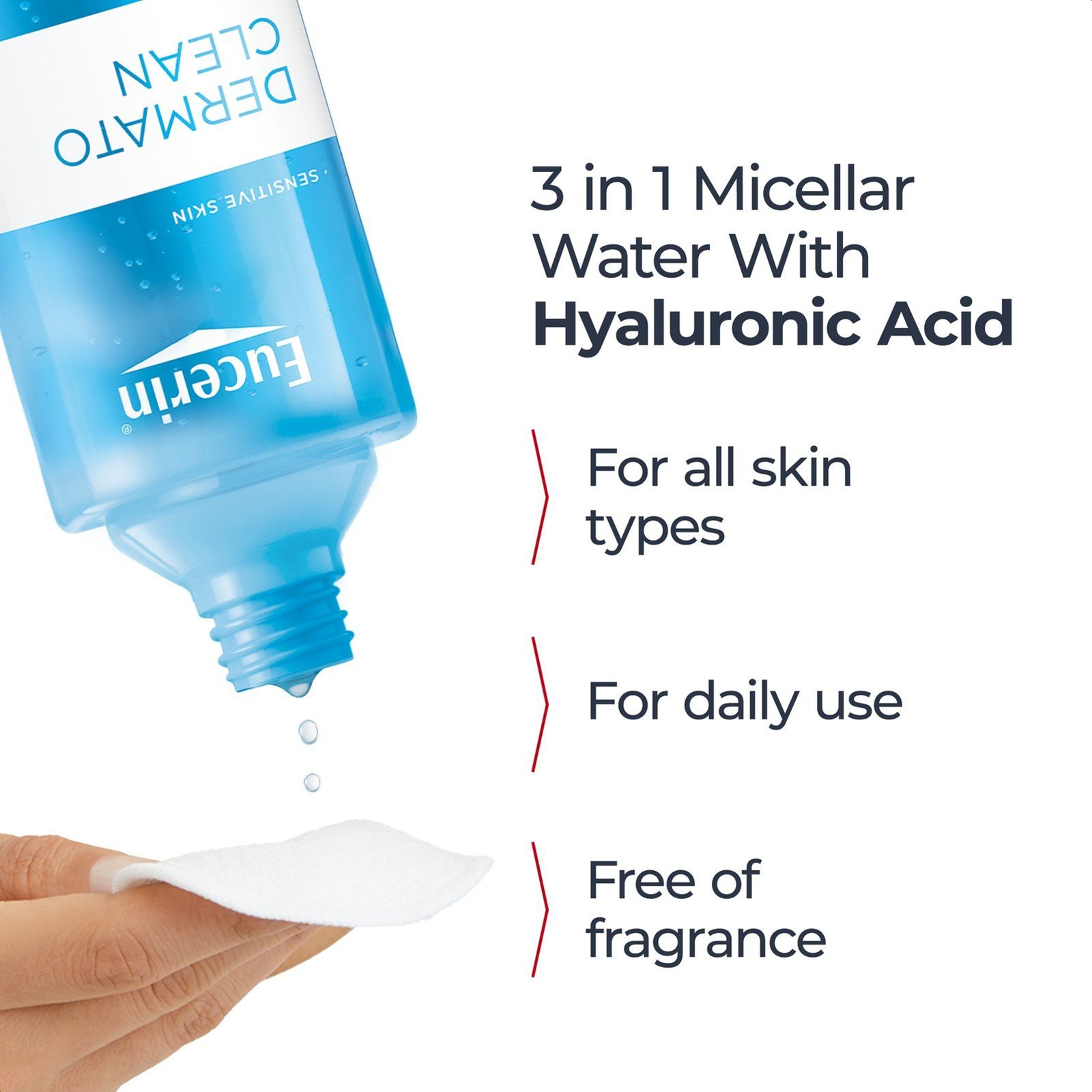 Eucerin DermatoCLEAN Agua Micelar 3 en 1 200ml