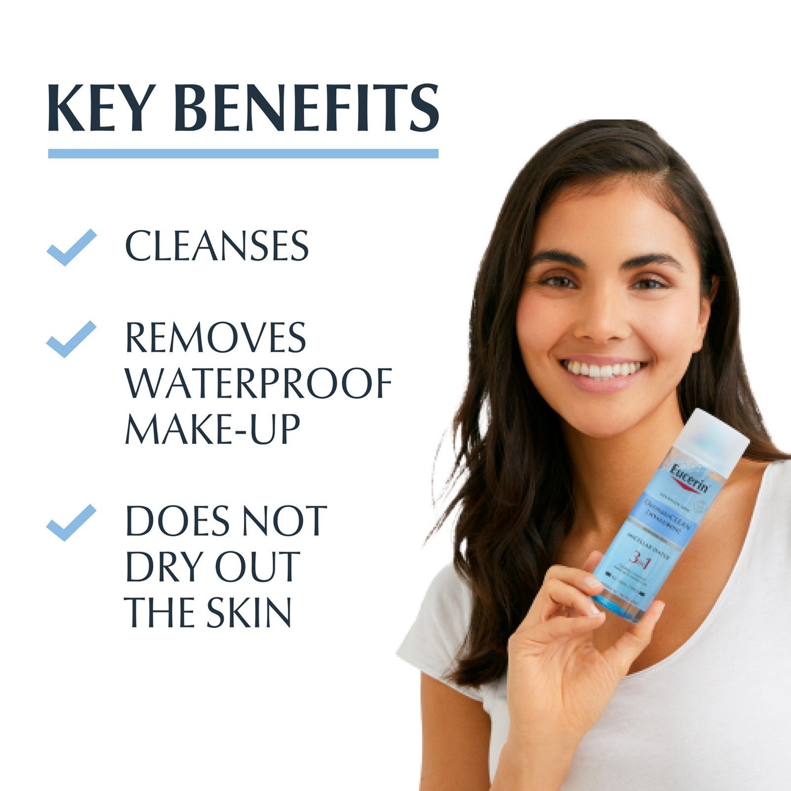Eucerin DermatoCLEAN Agua Micelar 3 en 1 200ml