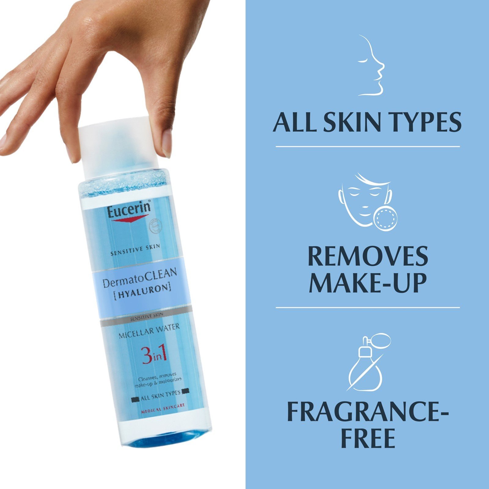 Eucerin DermatoCLEAN 3-In-1 Micellar Water 400ml