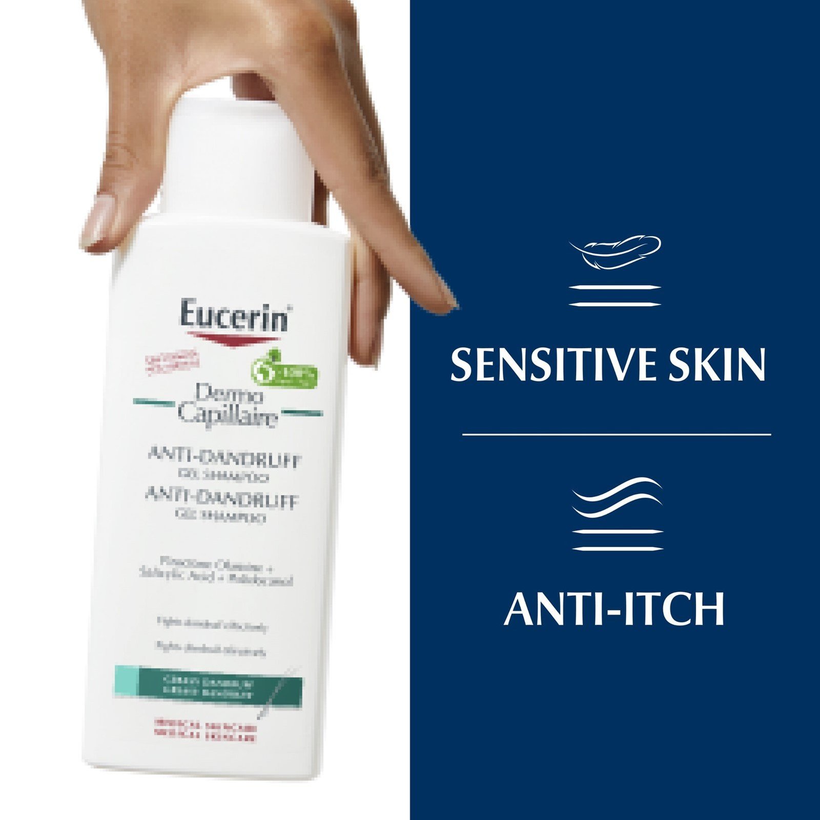 Eucerin DermoCapillaire Champú en Gel Anticaspa 250ml