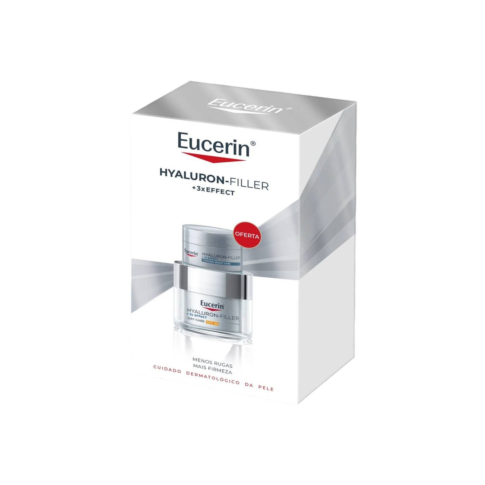 Eucerin Hyaluron-Filler 3x Effect Day Cream SPF30 50ml + 3x Effect Firming Night Cream 20ml