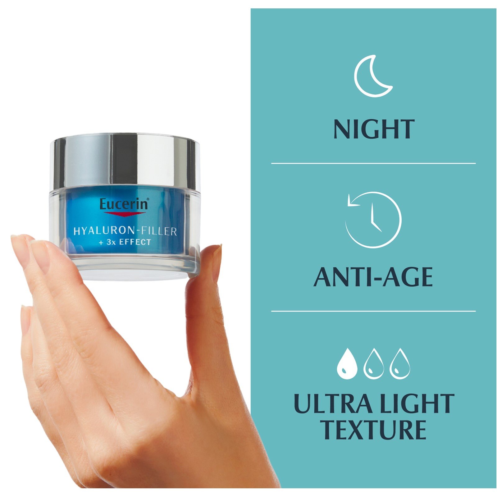 Eucerin Hyaluron-Filler 3x Effect Ultrakerge Niisutav Öögeel 50ml
