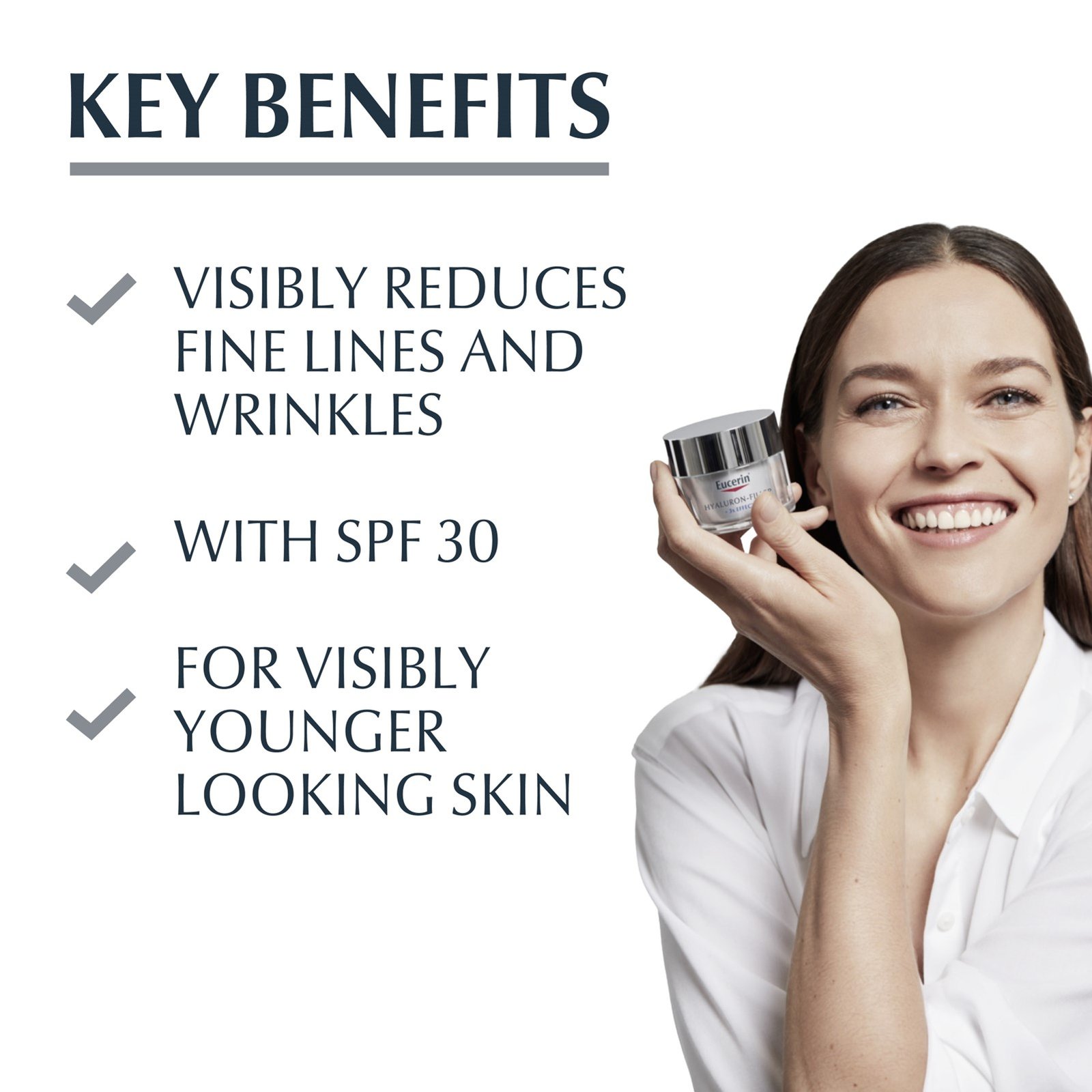 Eucerin Hyaluron-Filler 3x Effect Day Cream SPF30 Anti-Aging 50ml