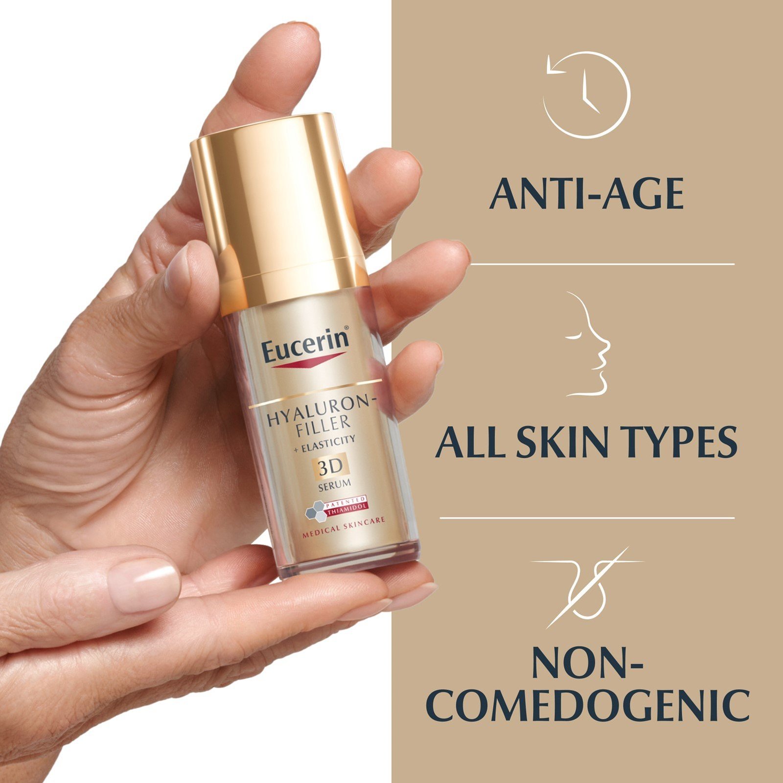 Eucerin Hyaluron-Filler + Elasticity 3D Serum Anti-Aging 30ml