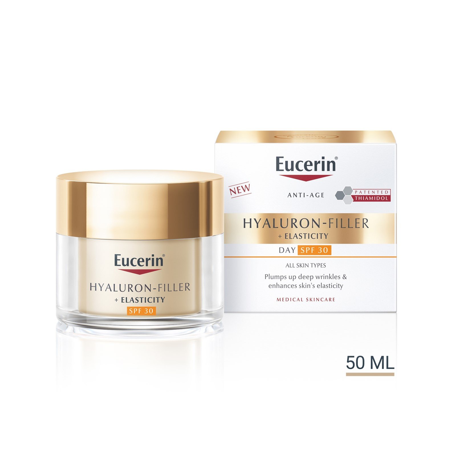 Eucerin Hyaluron-Filler + Elasticity Day Cream SPF30 Anti-Aging 50ml
