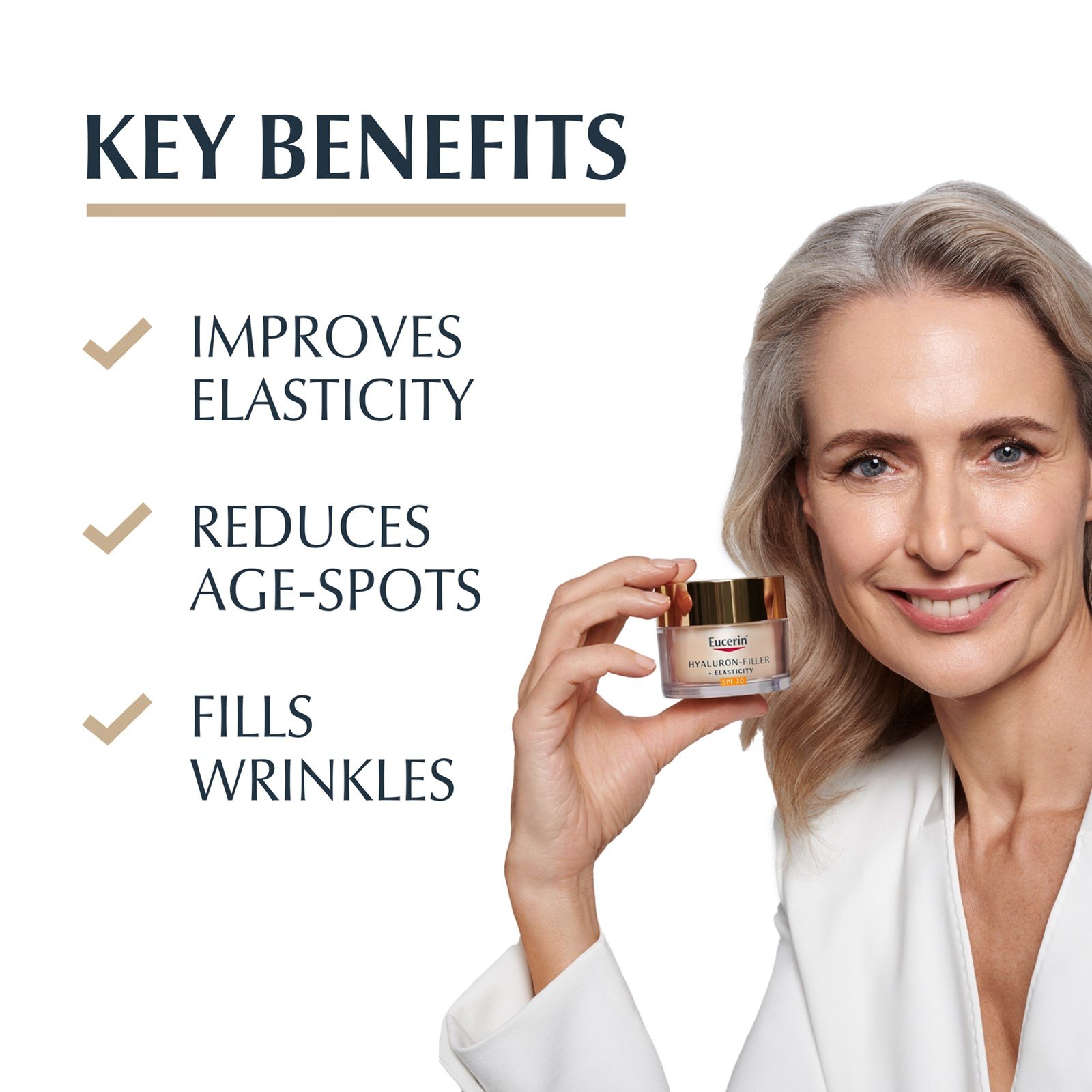 Eucerin Hyaluron-Filler + Elasticity Day Cream SPF30 Anti-Aging 50ml