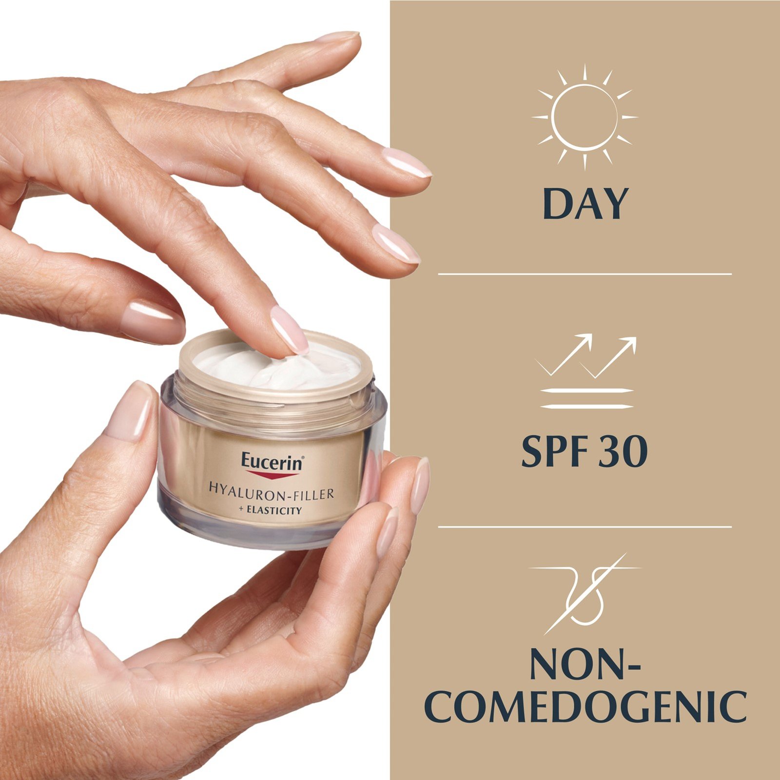 Eucerin Hyaluron-Filler + Elasticity Day Cream SPF30 Anti-Aging 50ml