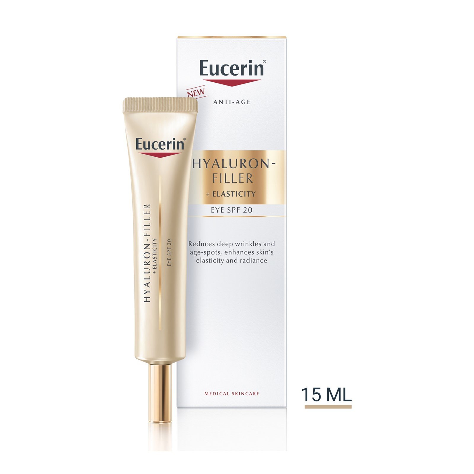 Eucerin Hyaluron-Filler + Elasticity Eye Cream SPF20 Anti-Aging 15ml