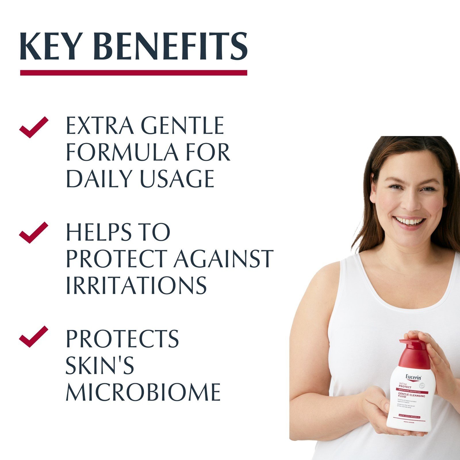 Eucerin Intim-Protect Fluido Limpiador Suave 250ml