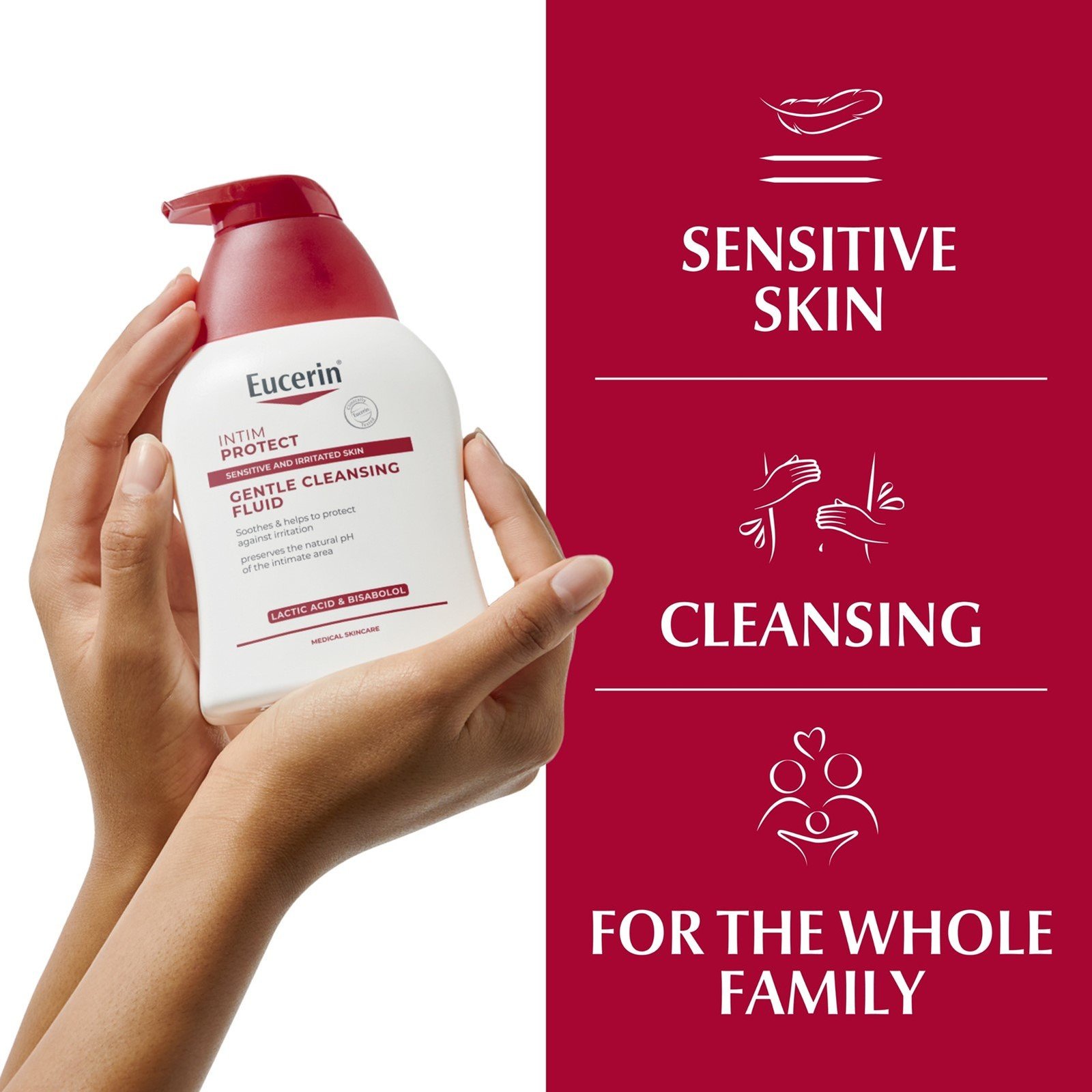 Eucerin Intim-Protect Fluido Limpiador Suave 250ml