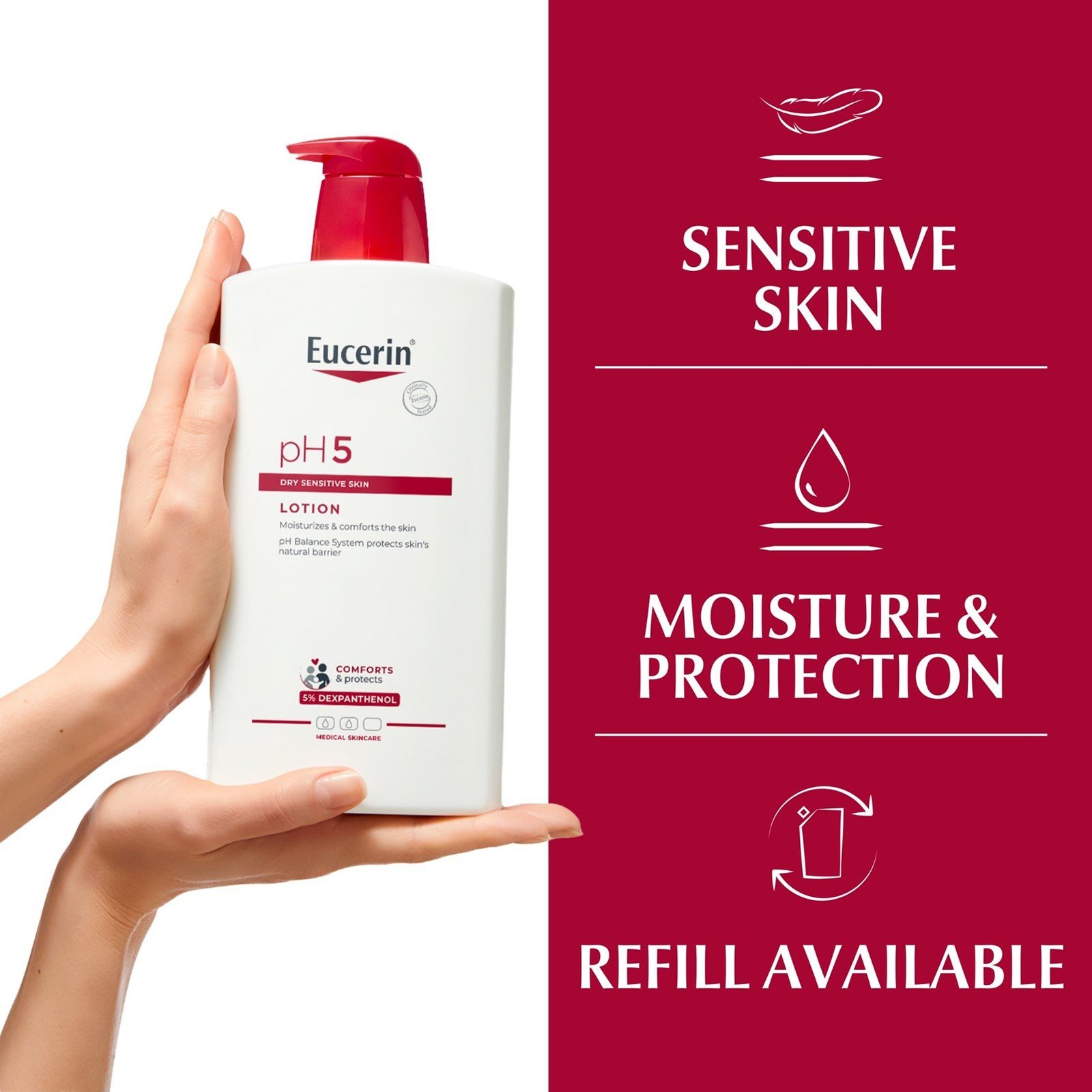 Eucerin pH5 Lotion Gevoelige Huid 1L